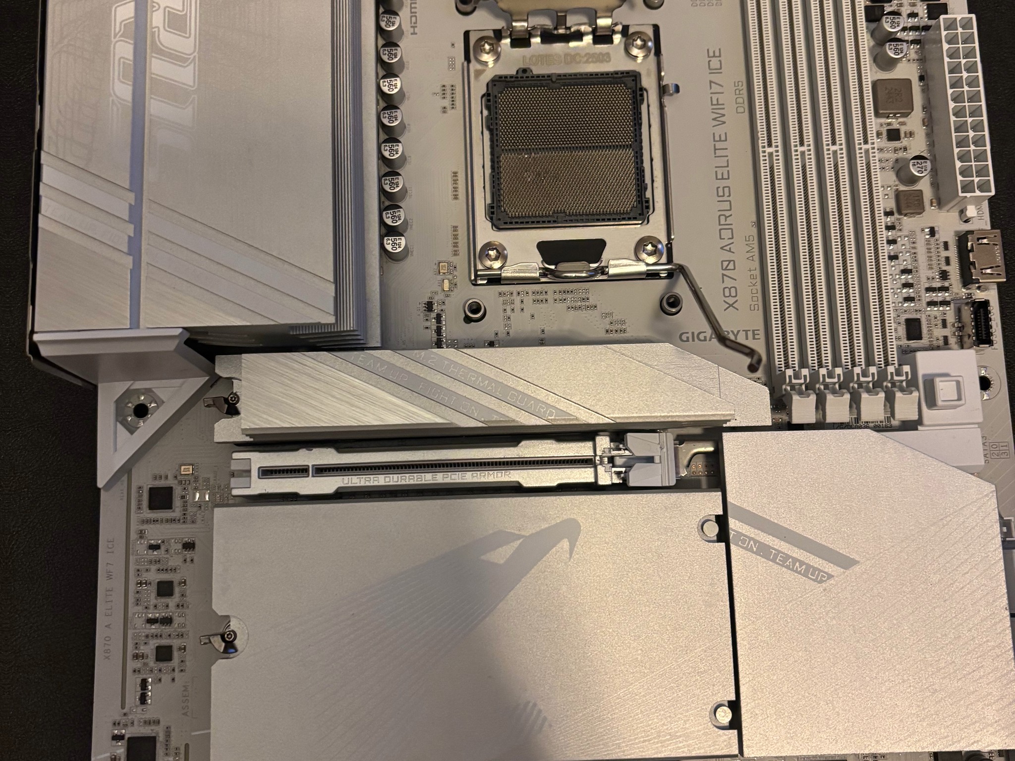 GIGABYTE X870 AORUS ELITE WIFI7 ICE AM5 LGA 1718, ATX,