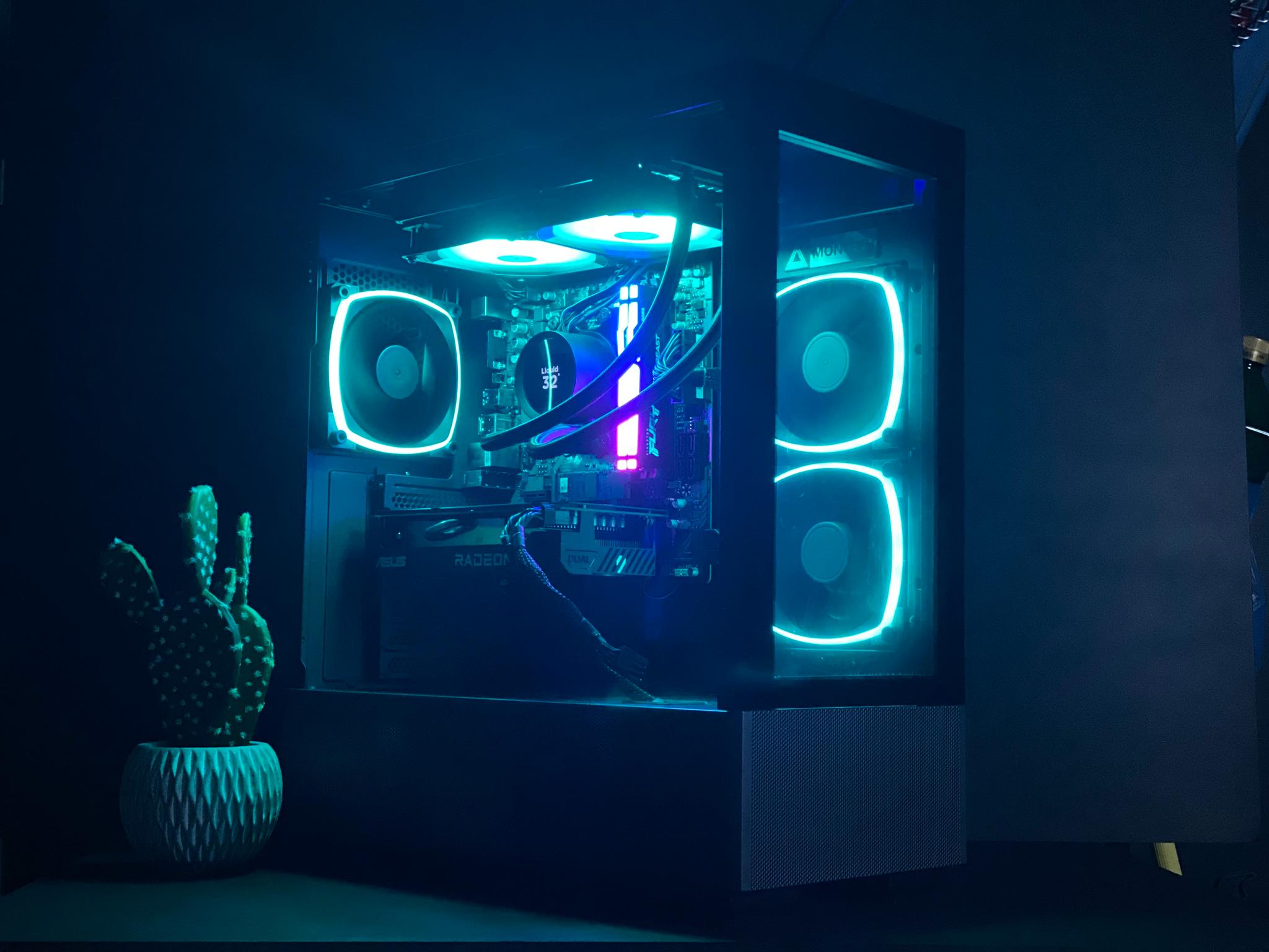 The Liquid cooled AM5 Beast| Ryzen 5 7500F w/ RX 7600 32GB DDR5 RAM| 1TB NVMe| Windows 11