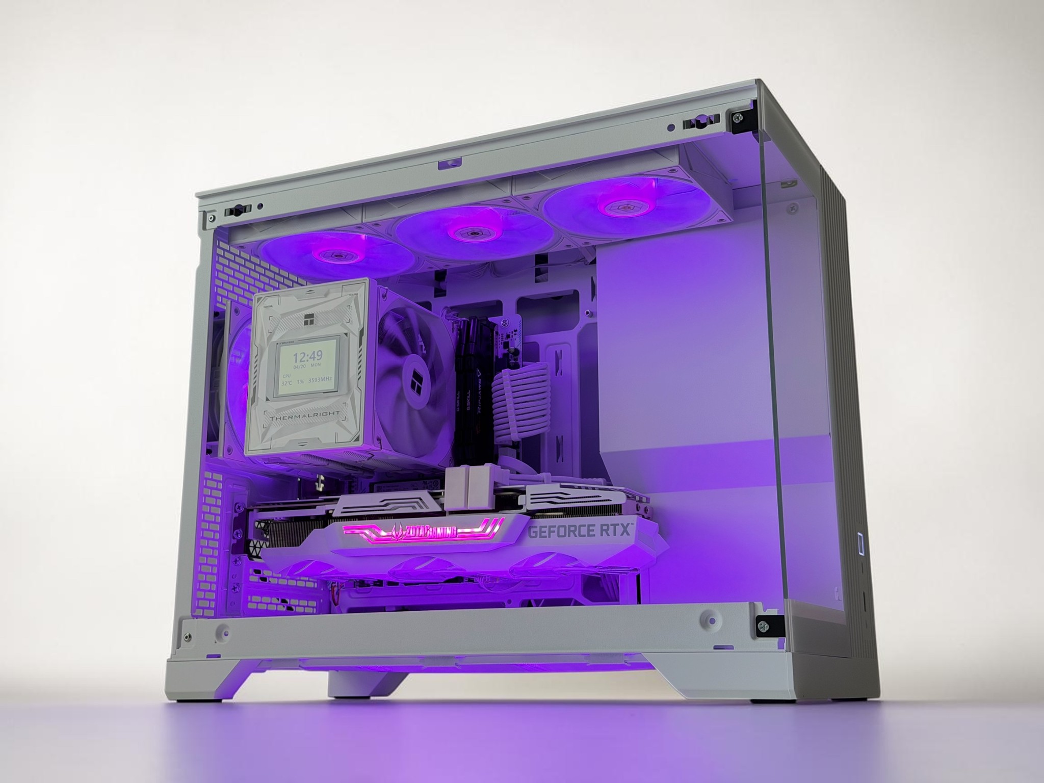 🤍 Gaming PC⚪Nvidia RTX 3080 10GB⚪AMD Ryzen 5 5600⚪ 32GB DDR4⚪ 1TB NVME