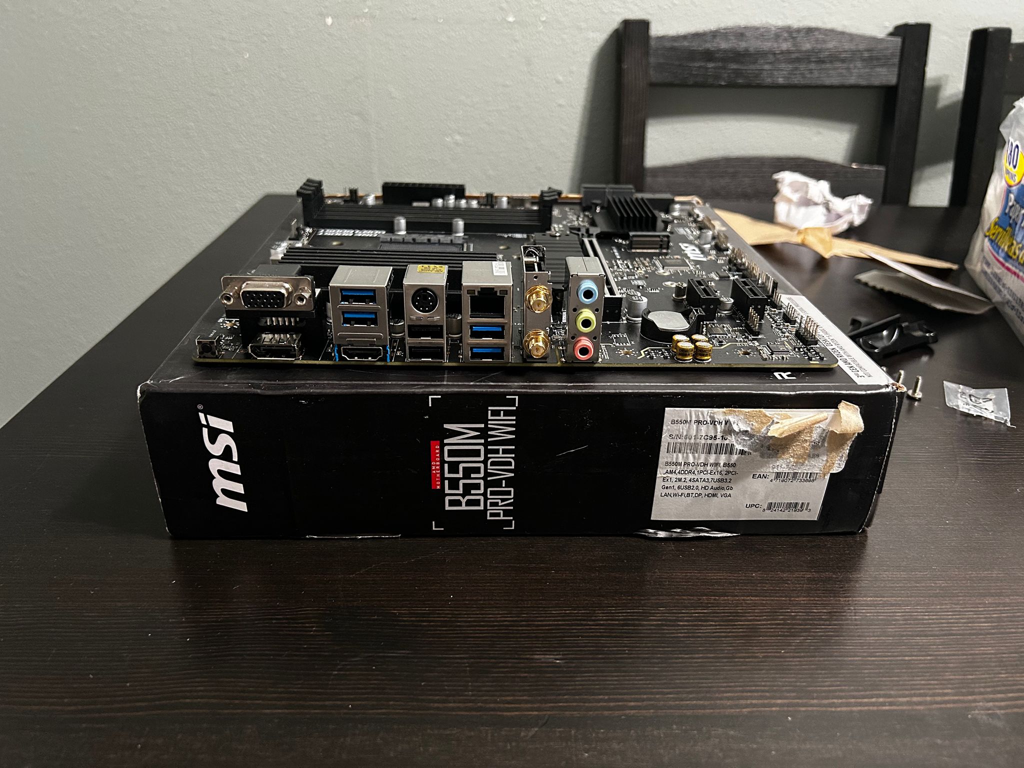 MSI ‎B550M PRO-VDH WIFI Socket AM4 AMD Motherboard