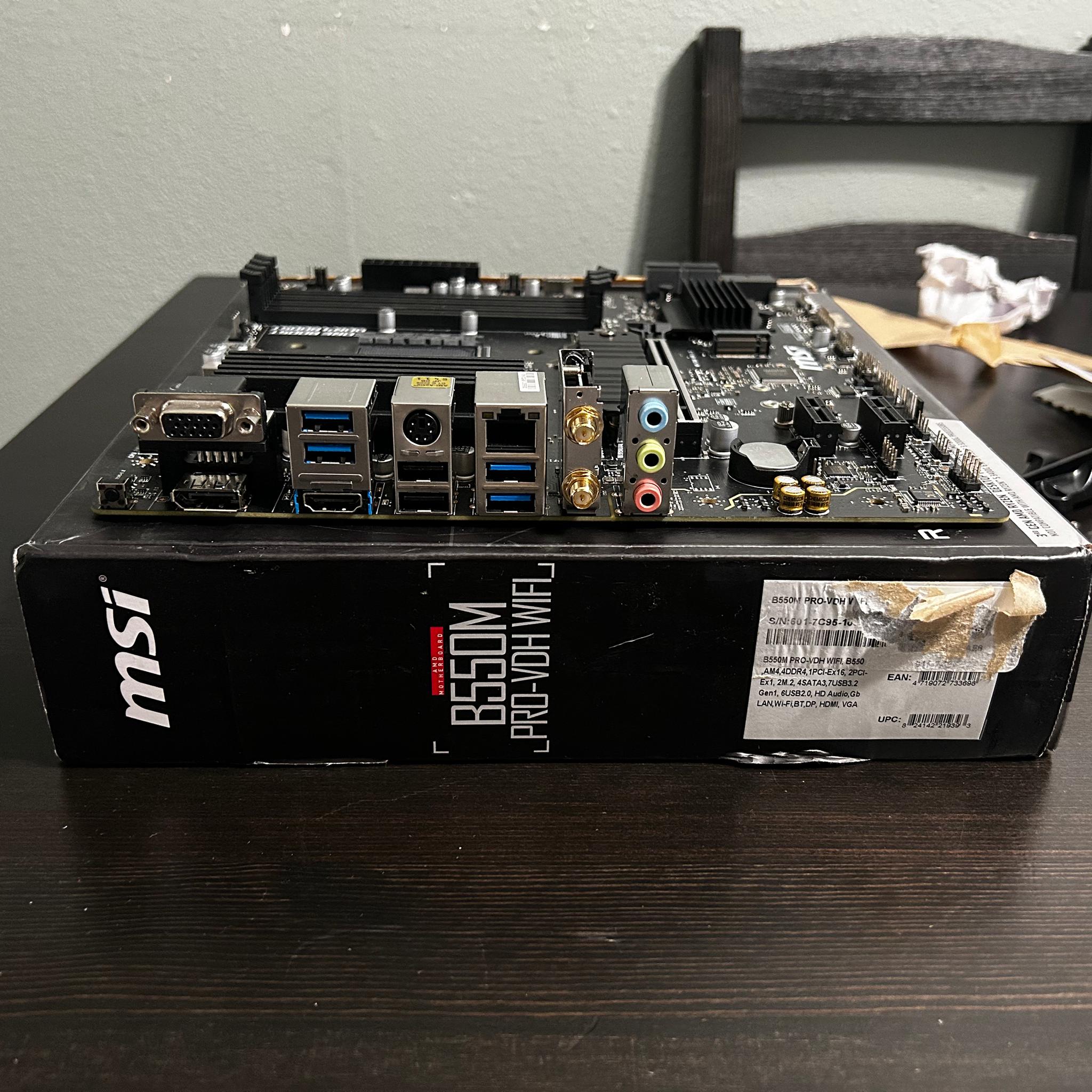 MSI ‎B550M PRO-VDH WIFI Socket AM4 AMD Motherboard