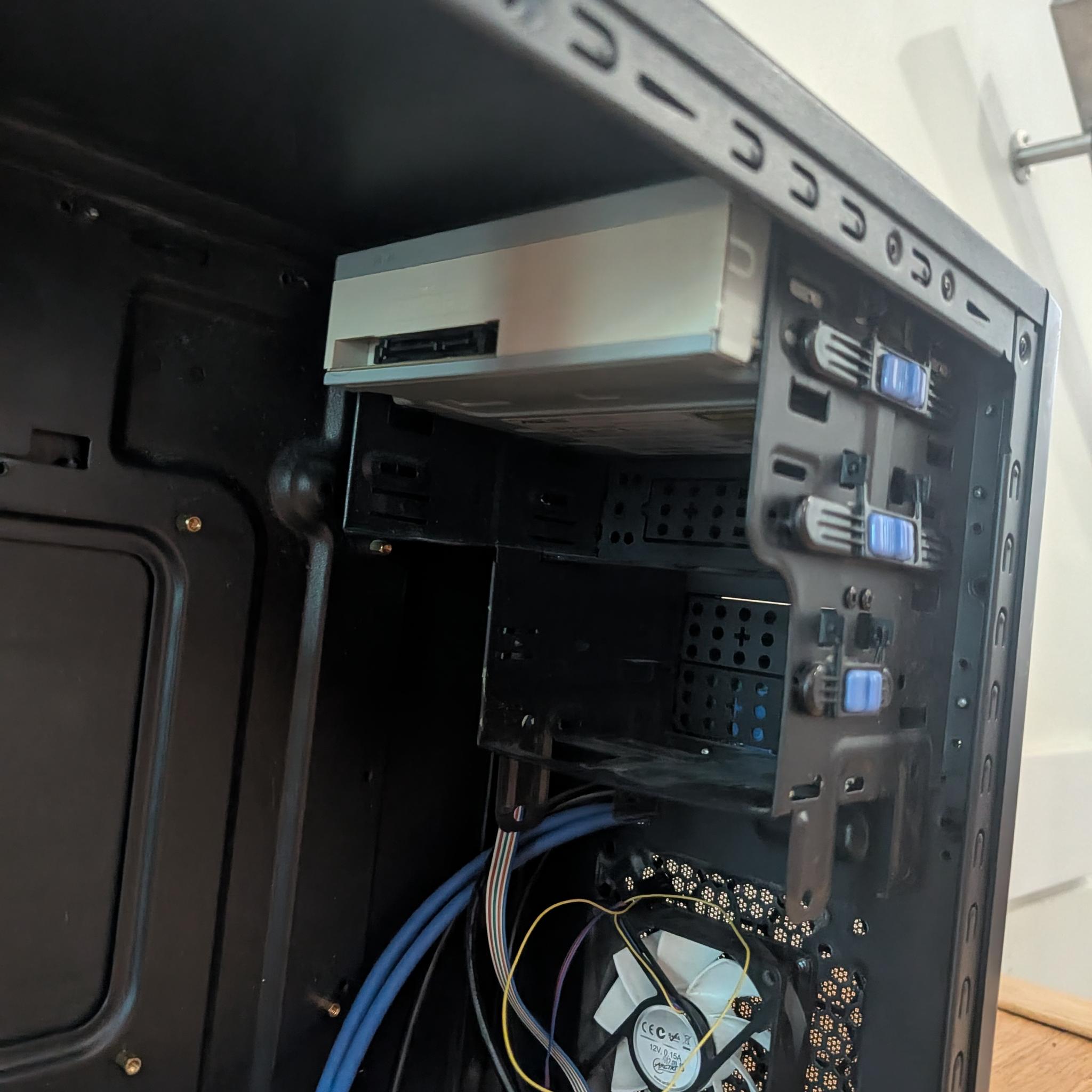 MATX Black PC Case