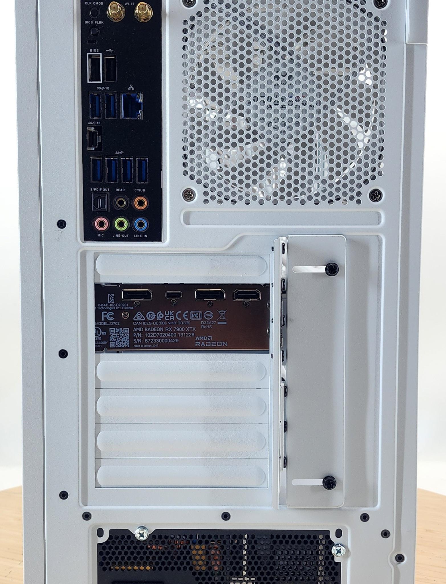 Gaming PC Ryzen 7 7800X3D 32GB RAM 2TB SSD RX 7900 XTX 24GB Windows 11 Computer