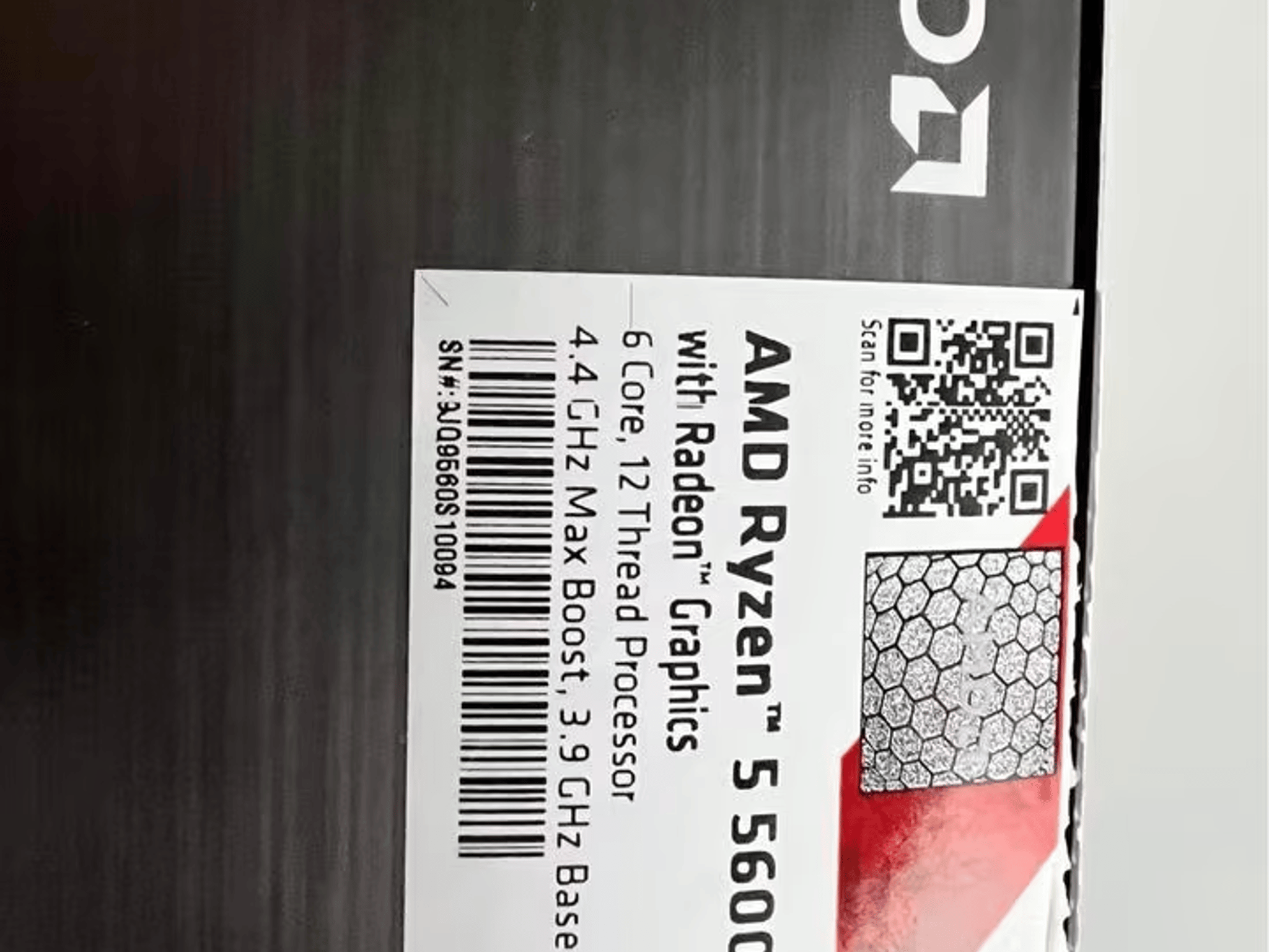 Ryzen 5 5600G - APU 6Core 12 Thread