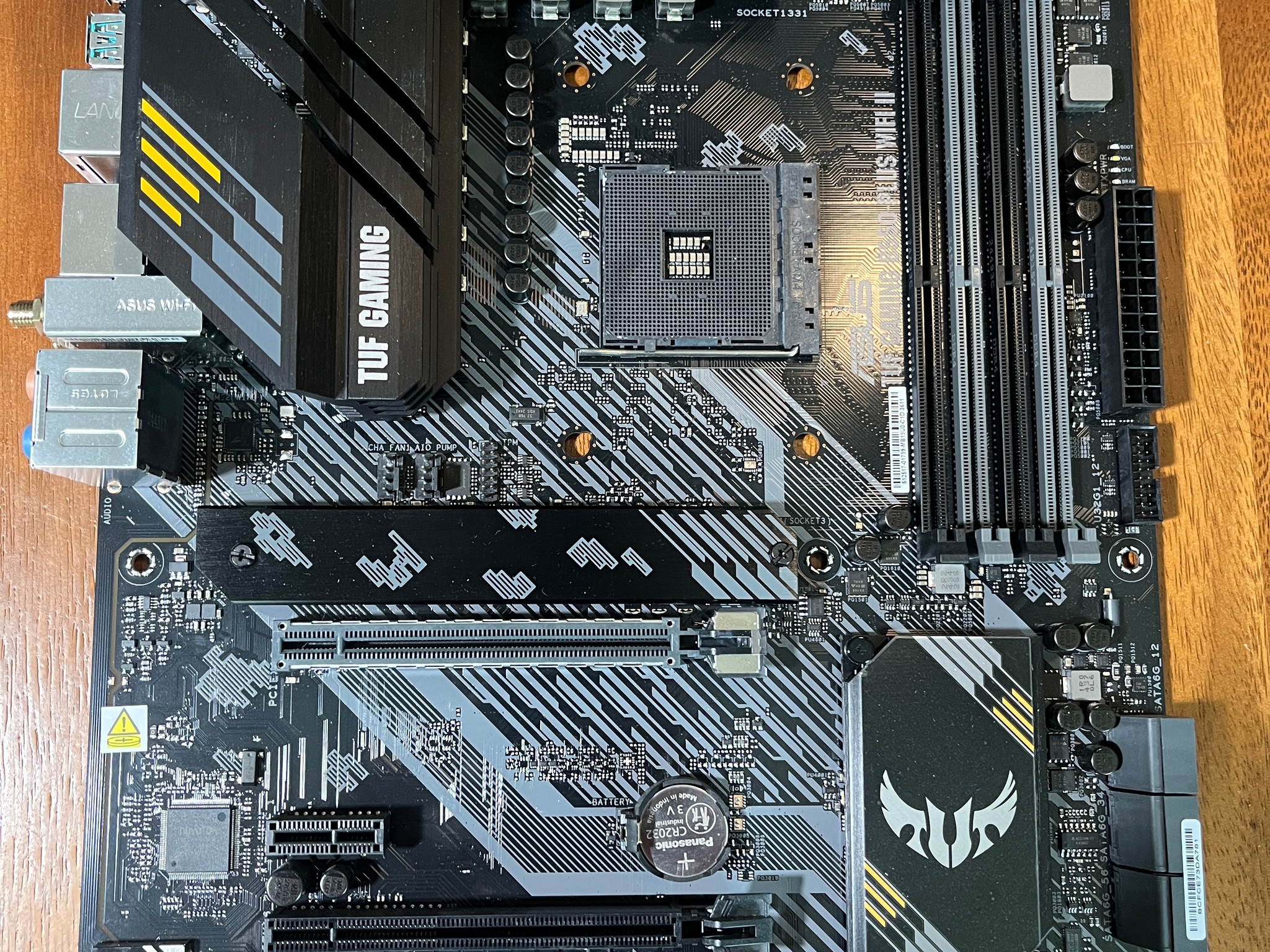 ASUS TUF GAMING B550-PLUS WIFI II AM4 AMD B550 SATA 6Gb/s ATX AMD Motherboard