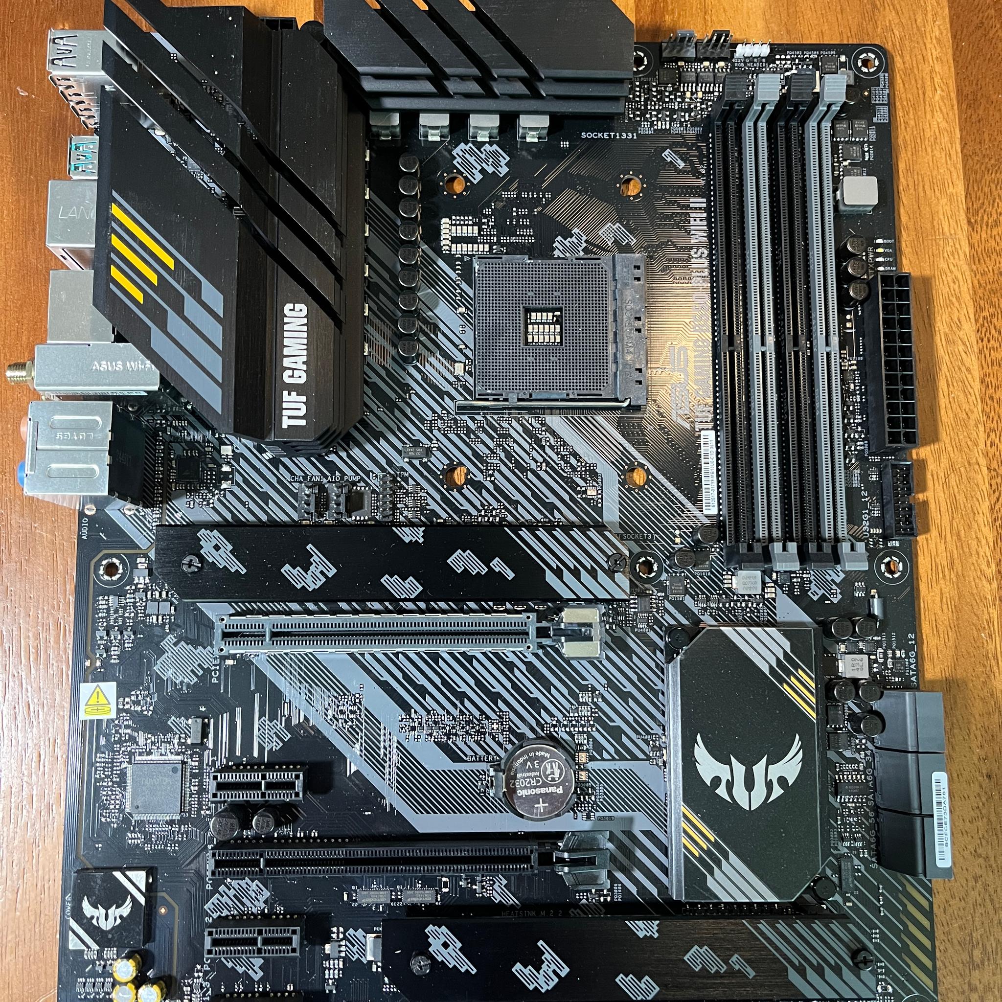 ASUS TUF GAMING B550-PLUS WIFI II AM4 AMD B550 SATA 6Gb/s ATX AMD Motherboard
