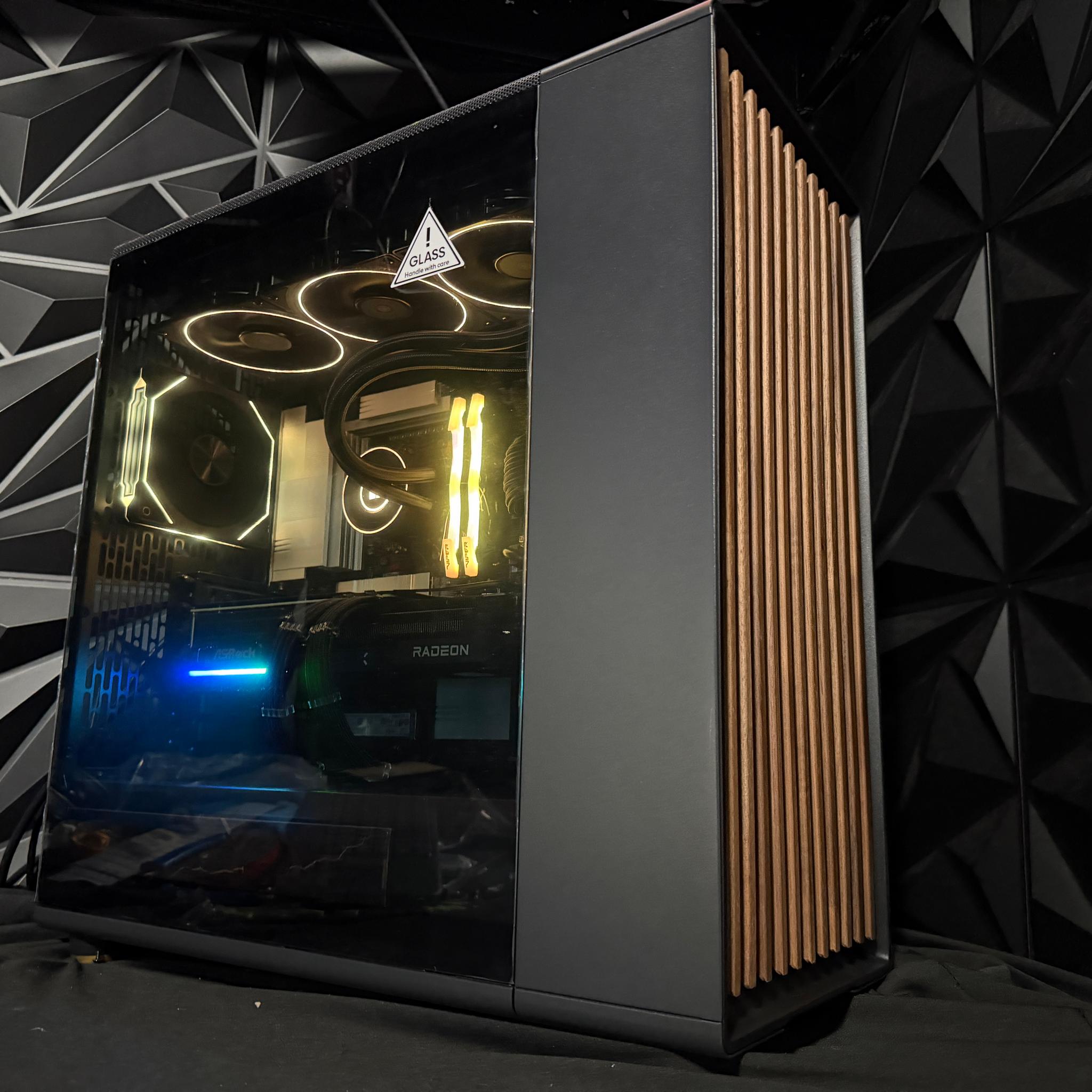 🪵⚙️ IRON WOOD ⚙️🪵 Ryzen 9 9900X| RX 9070XT| 32 GB DDR5 8000Mhz|4.5 TB NVMe| 850W Gold PSU