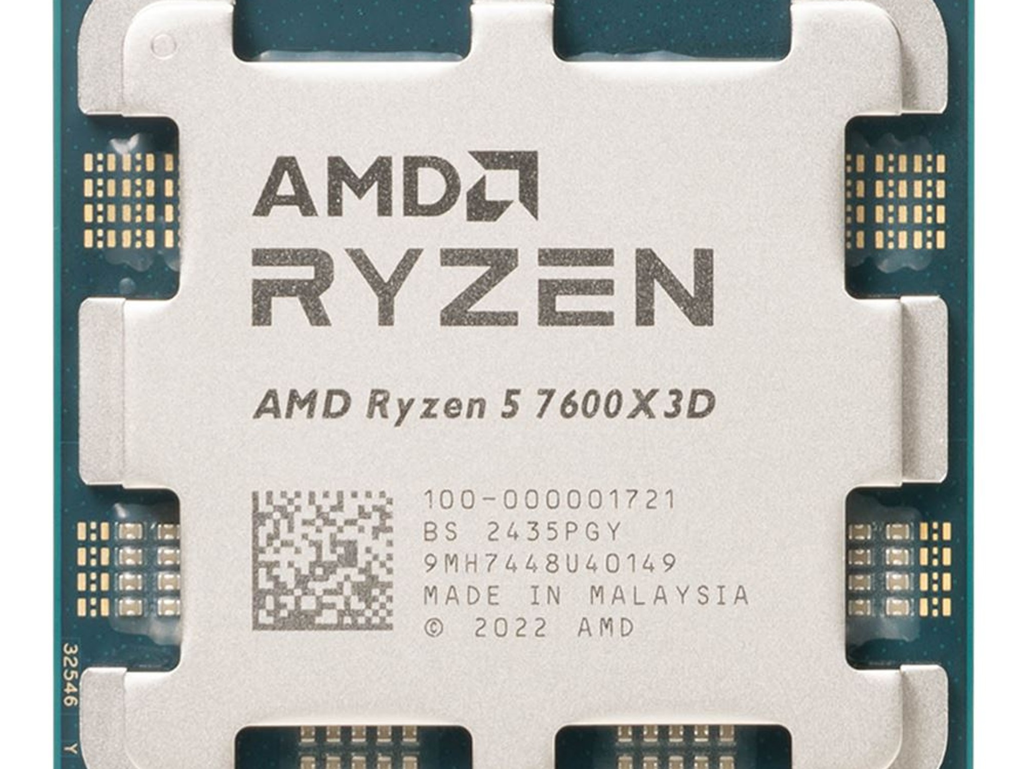 AMD Ryzen 5 7600X3D Raphael AM5 4.1GHz 6-Core 12-Thread Desktop Processor