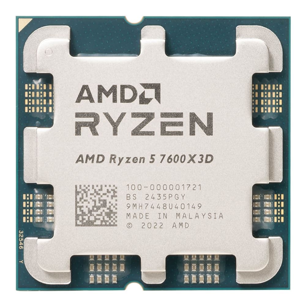 AMD Ryzen 5 7600X3D Raphael AM5 4.1GHz 6-Core 12-Thread Desktop Processor