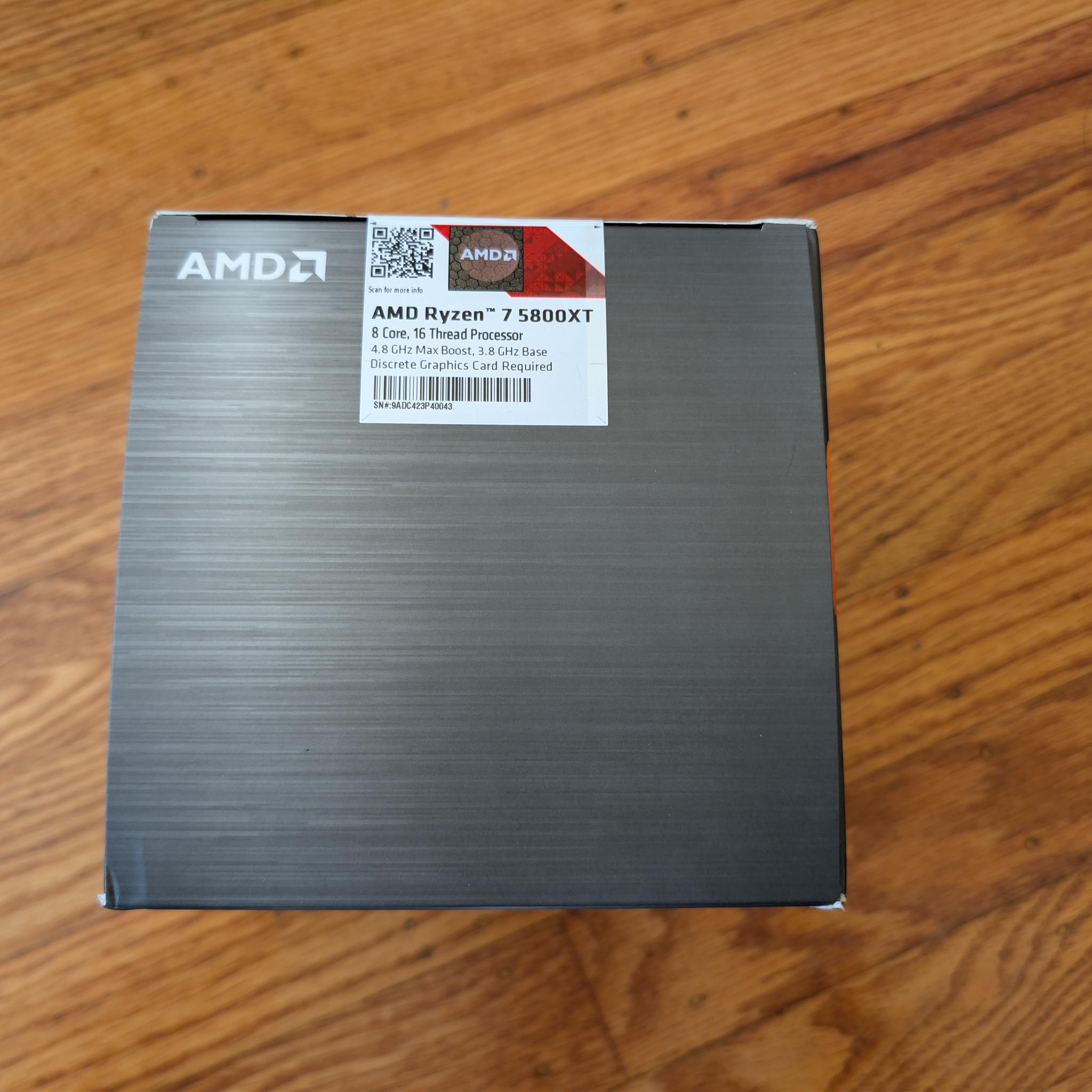 Brand New Factory Sealed AMD Ryzen 7 5800XT