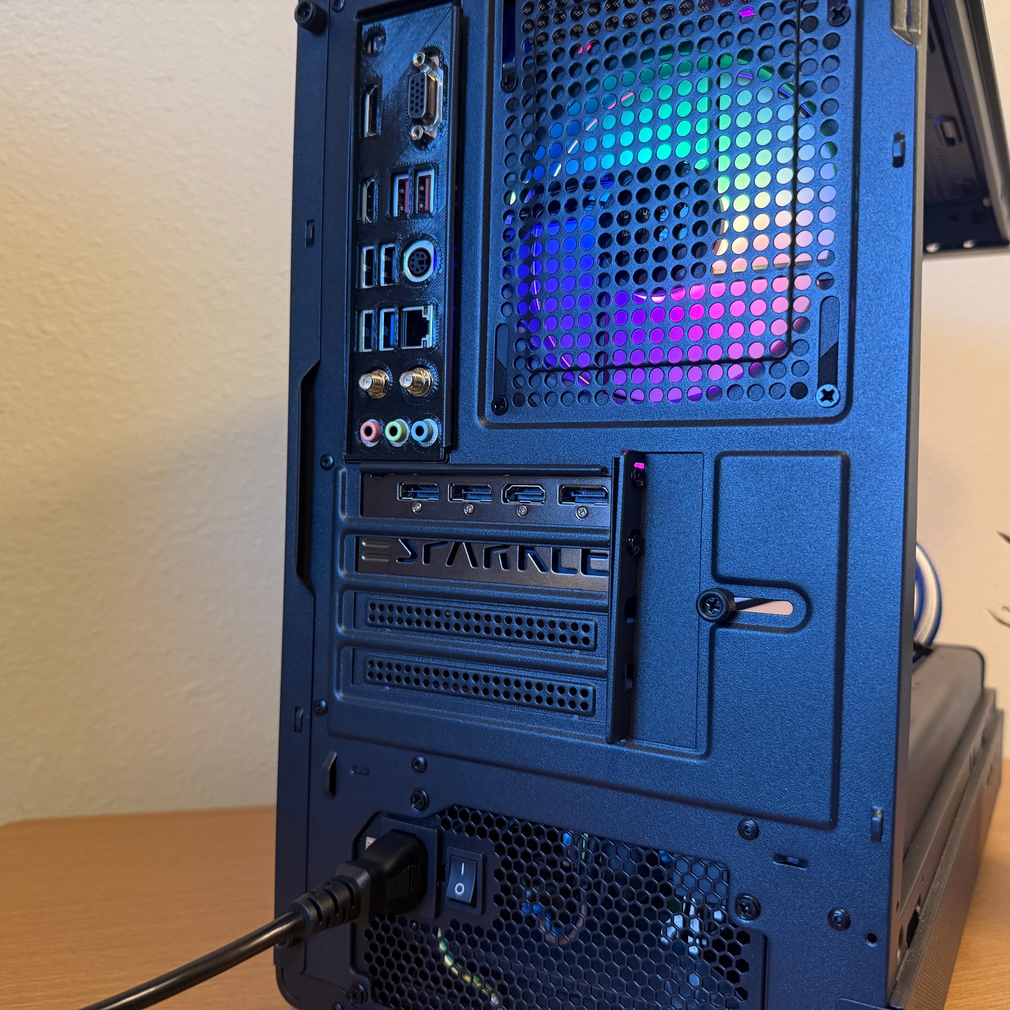 🌀Custom Blue/RGB Gaming/Streaming Computer🌀| Arc A770 16gb, Ryzen 5, Windows 11 |