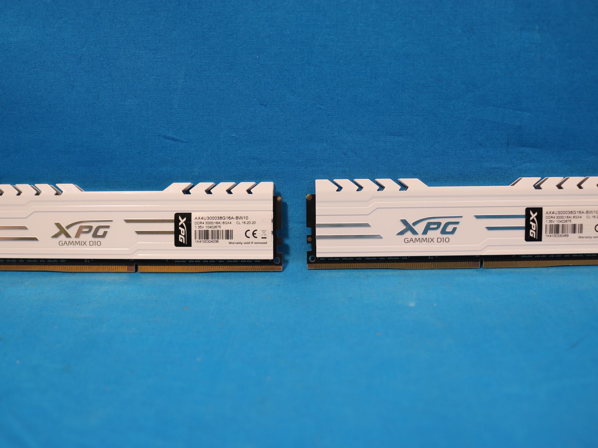 ADATA XPG Gammix D10 16GB (2x8GB) DDR4 3000MHz CL16 1.35V Desktop RAM AX4U300038G16A-BW10