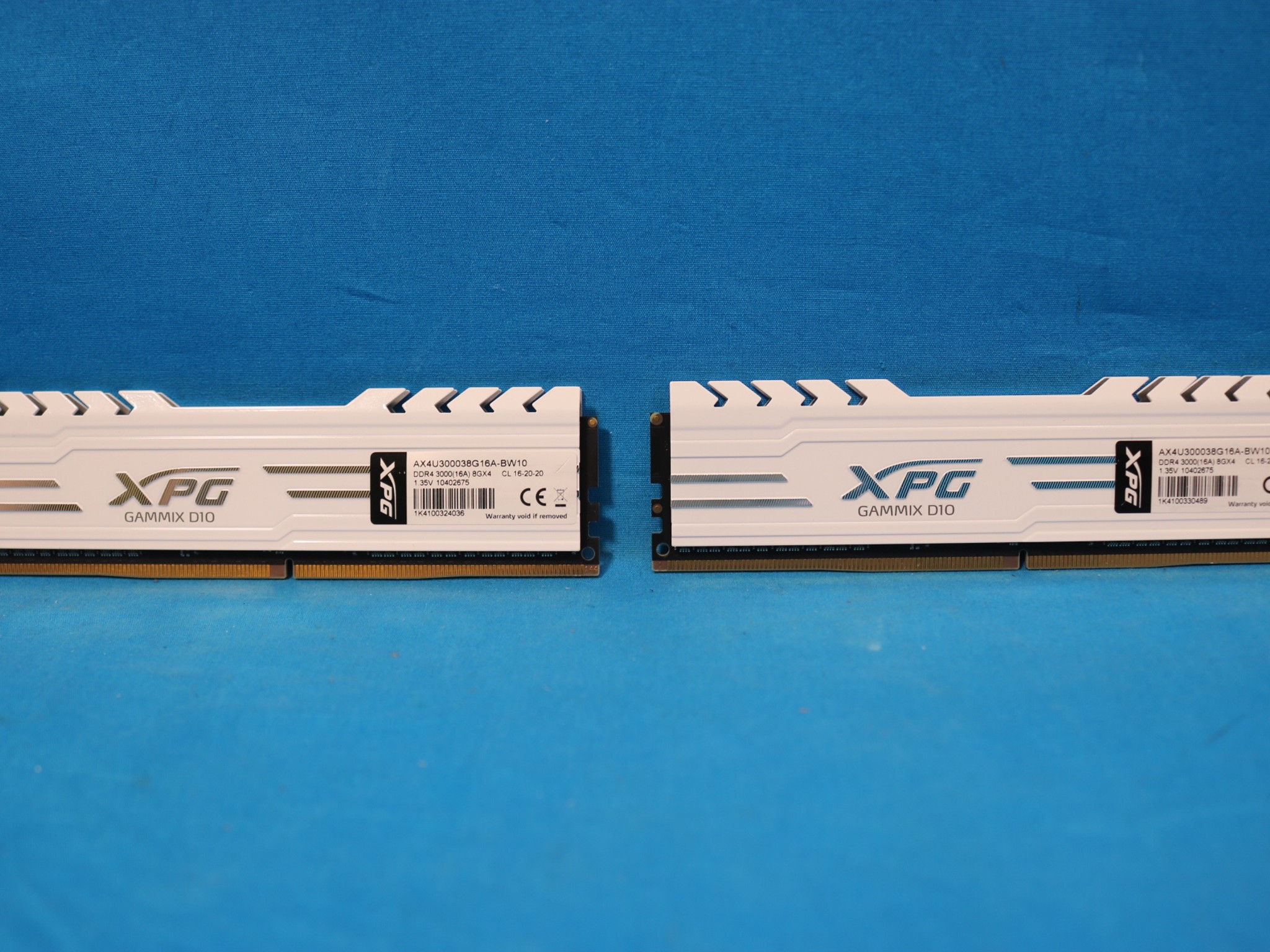 ADATA XPG Gammix D10 16GB (2x8GB) DDR4 3000MHz CL16 1.35V Desktop RAM AX4U300038G16A-BW10