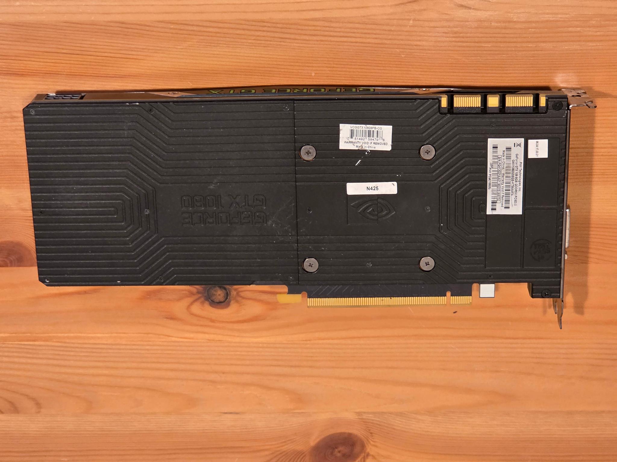 PNY GTX 1080 8GB Founders Edition