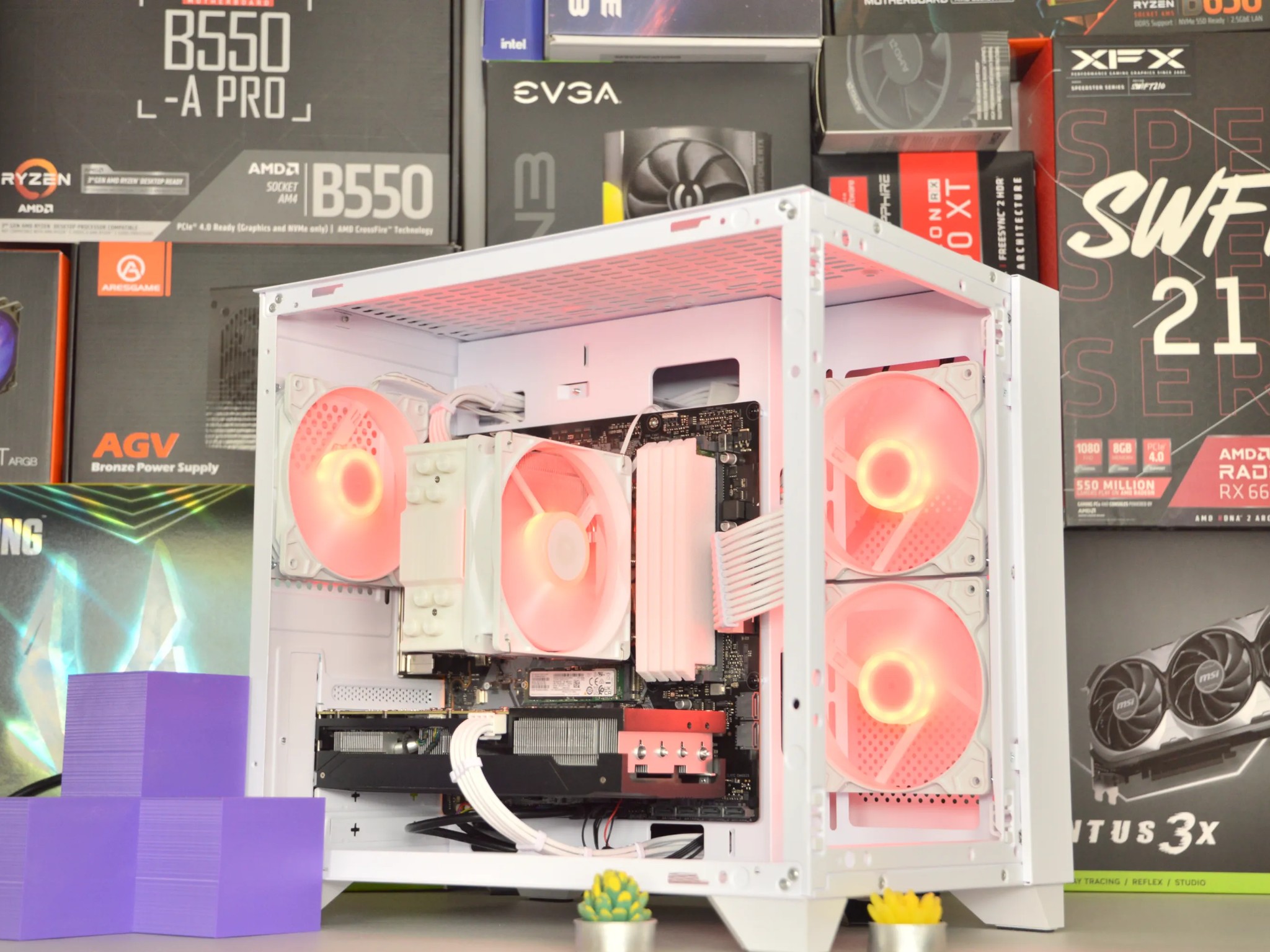 ❄️❄️| RTX 3060 Ti 8GB | RYZEN 5 5600 | 32GB DDR4 RAM | 1TB NVME SSD | The Snowflake |