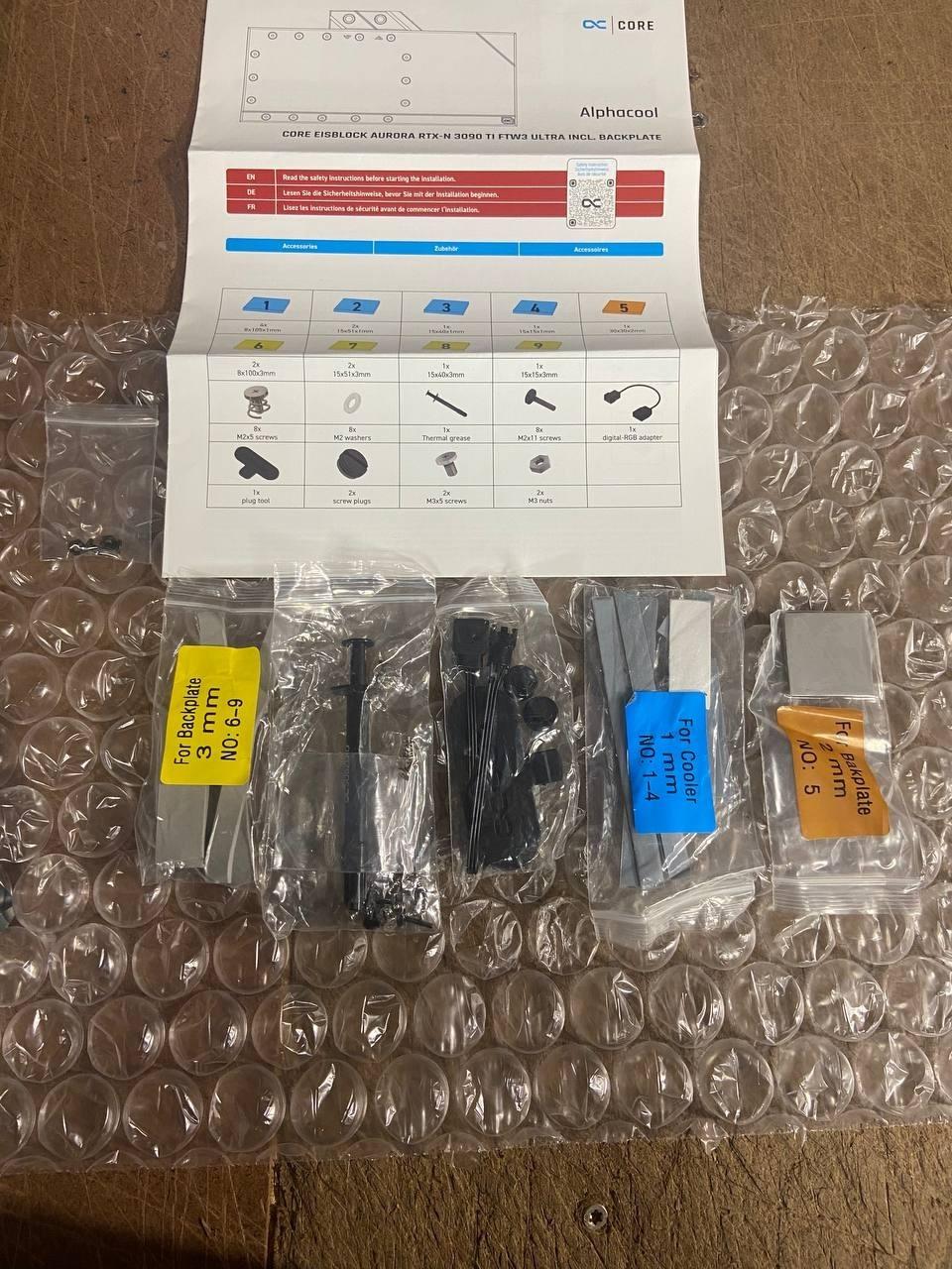 Alphacool Eisblock Aurora Acryl GPX-N RTX 3090TI Founders Edition with Backplate