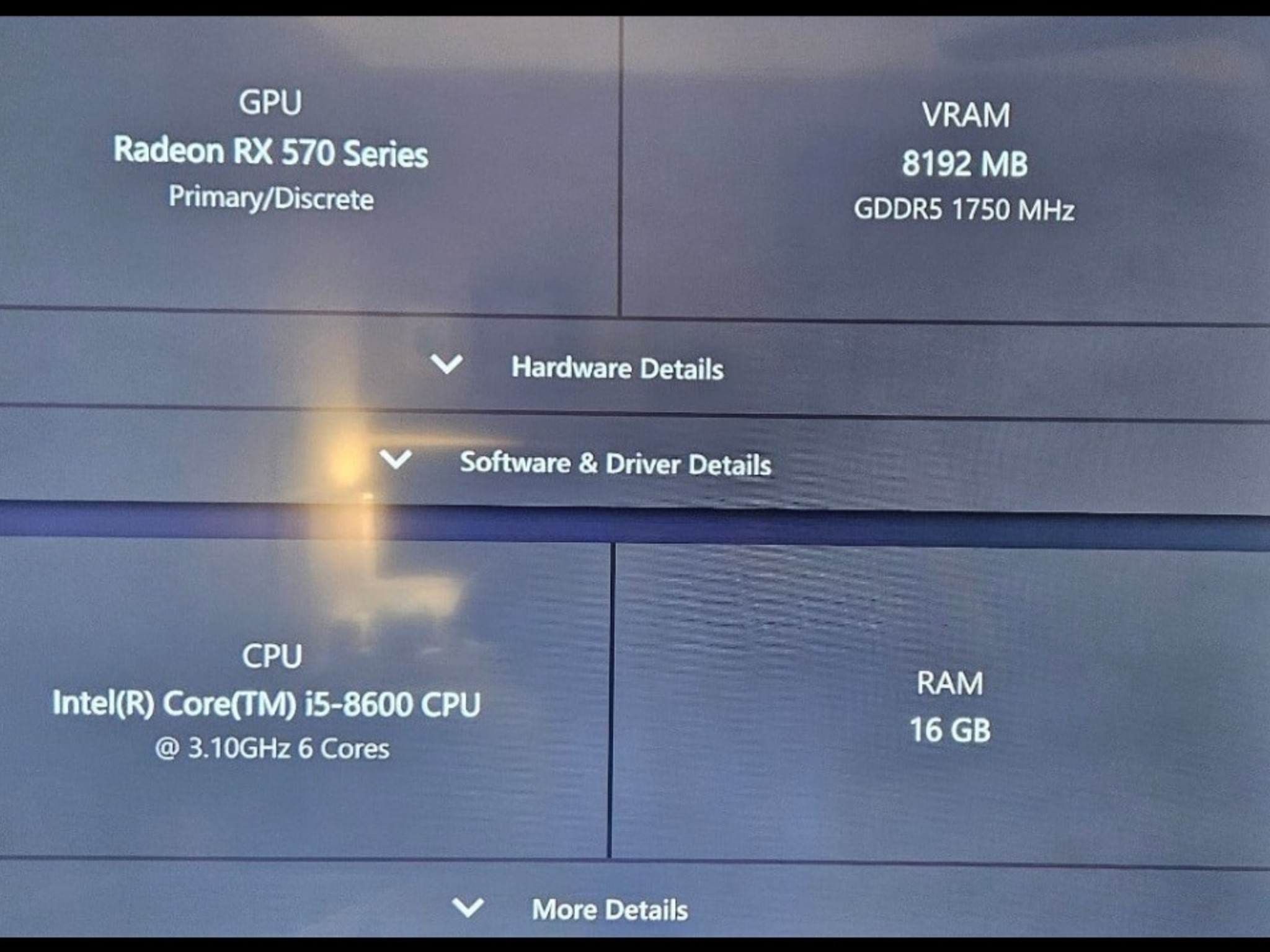 Budget "Blueheart" Gaming PC i5 8600 RX 570