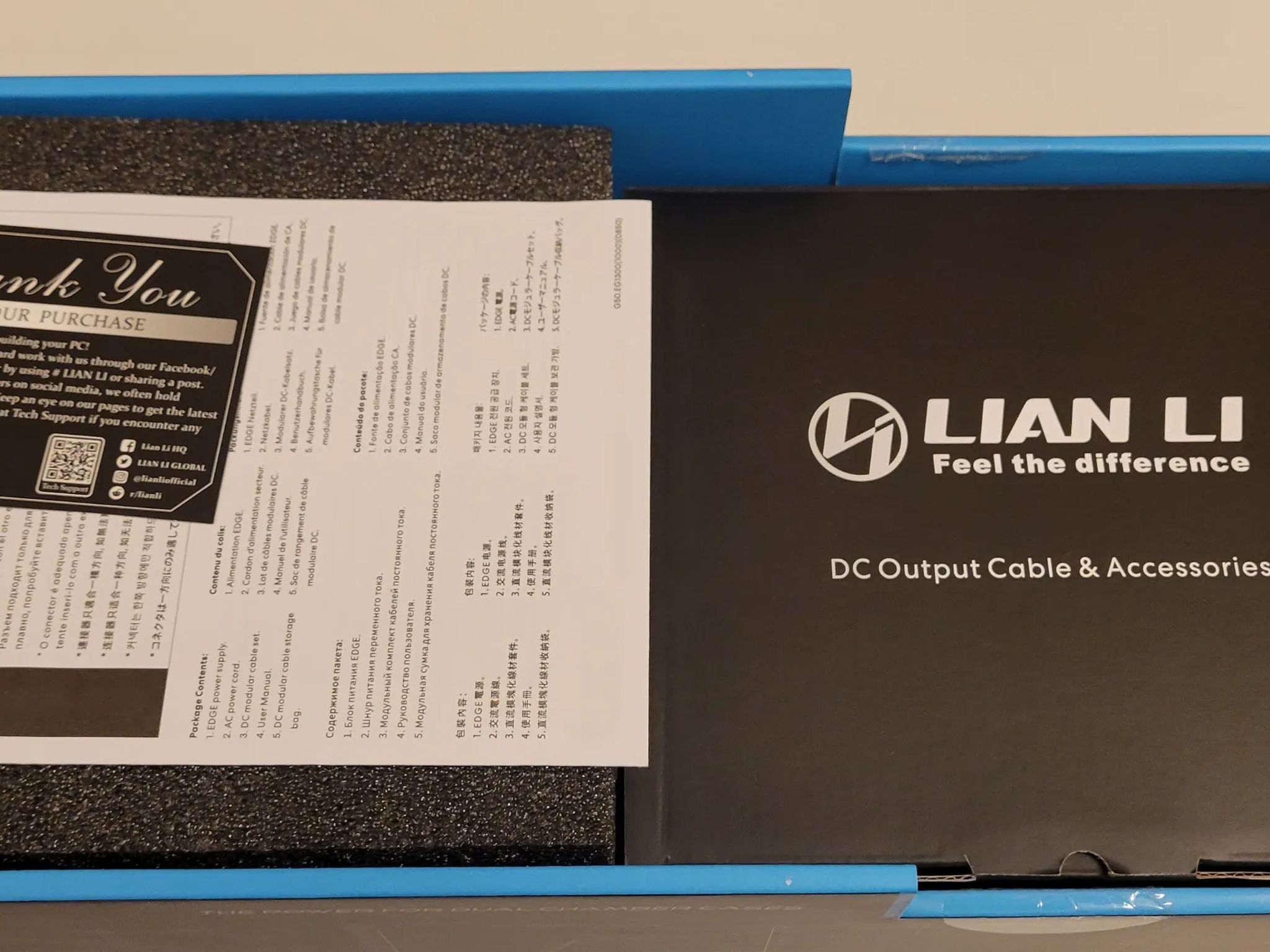 Lian Li Edge 1000W ATX 3.1 Power Supply, White