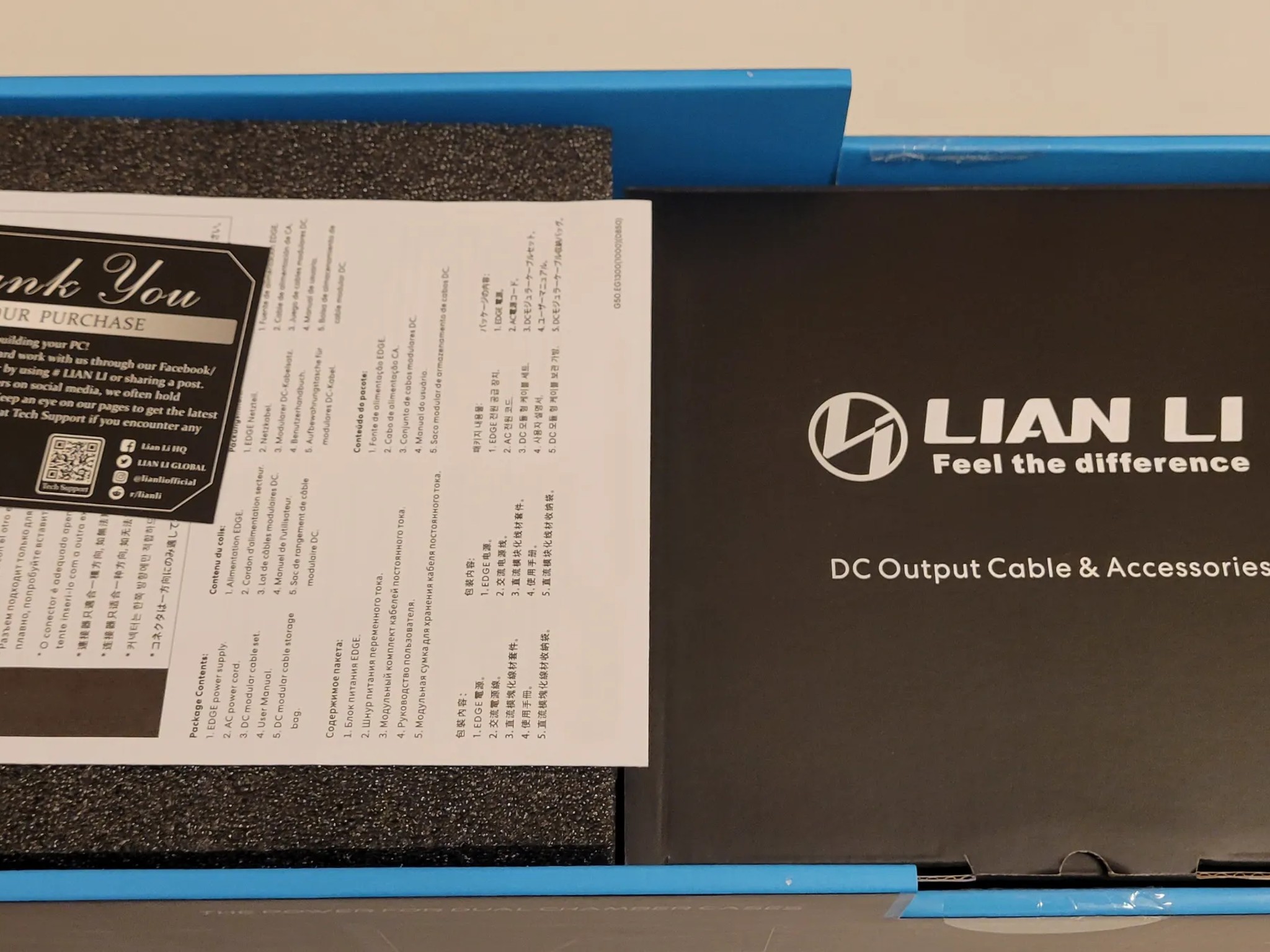 Lian Li Edge 1000W ATX 3.1 Power Supply, White