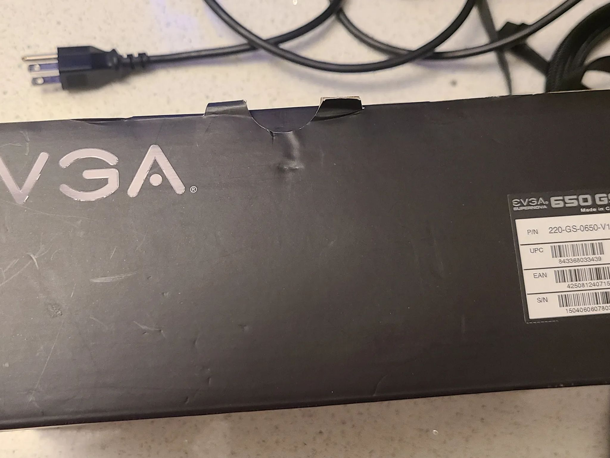 EVGA SuperNOVA 650 GS 650 W 80+ Gold Certified Fully Modular ATX Power Supply
