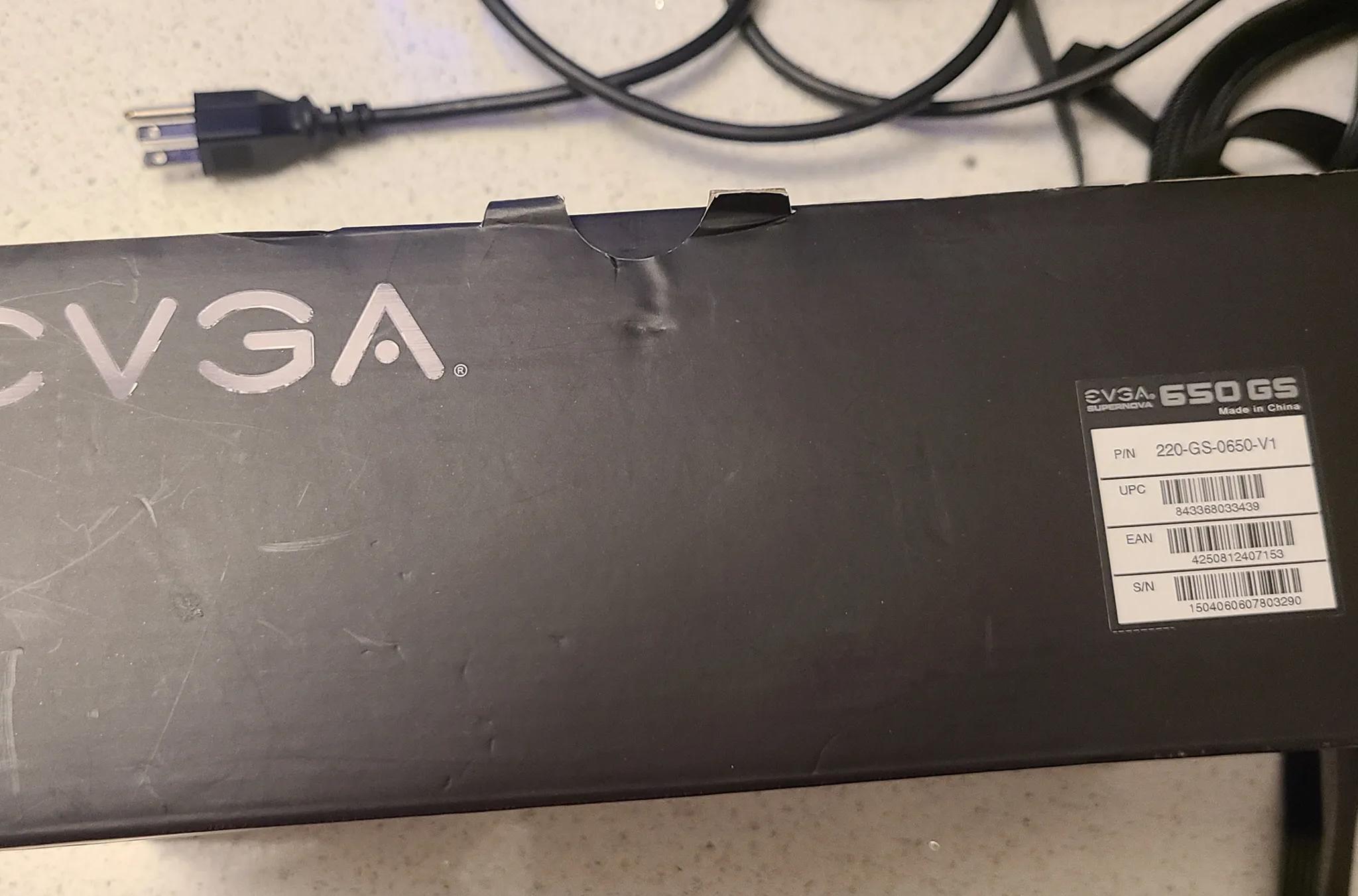 EVGA SuperNOVA 650 GS 650 W 80+ Gold Certified Fully Modular ATX Power Supply