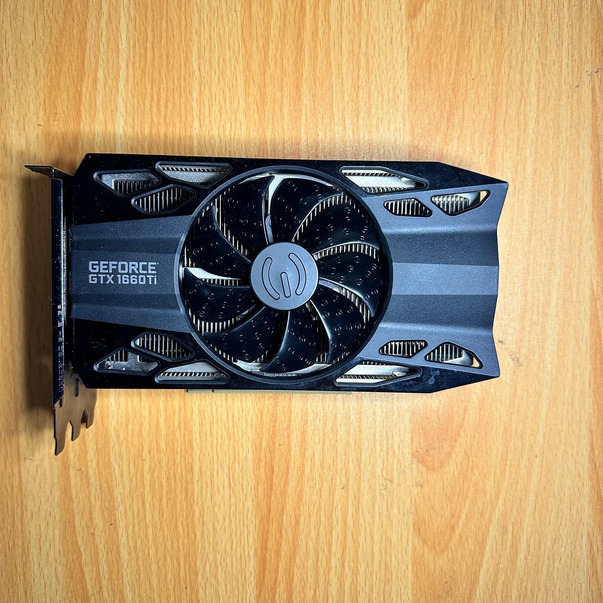 EVGA NVIDIA GeForce GTX 1660 Ti 6GB GDDR6 PCI Express 3.0 Graphics Card - Black