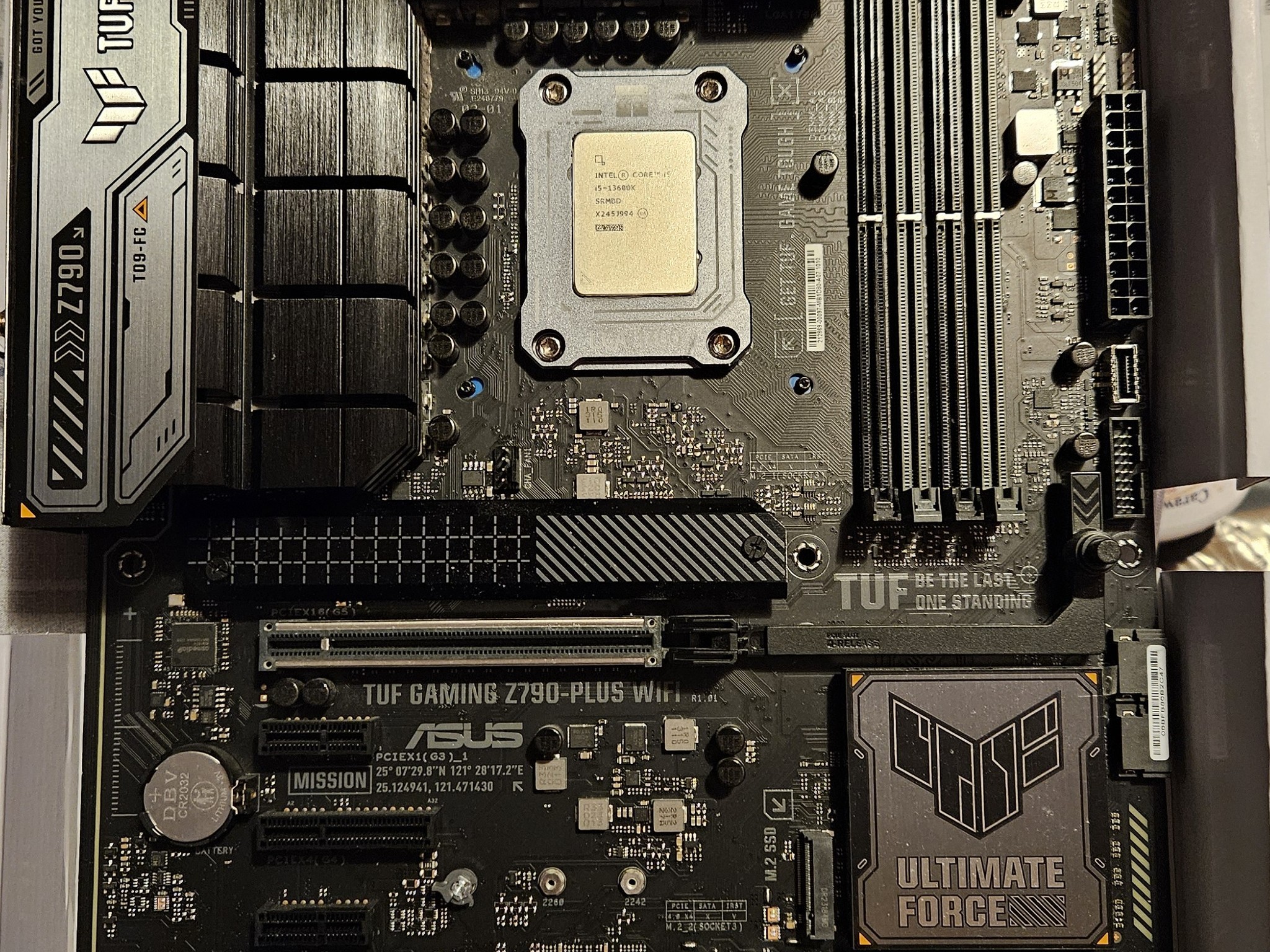Asus TUF Gaming Z790-Plus Wifi and Intel Core i5-13600k