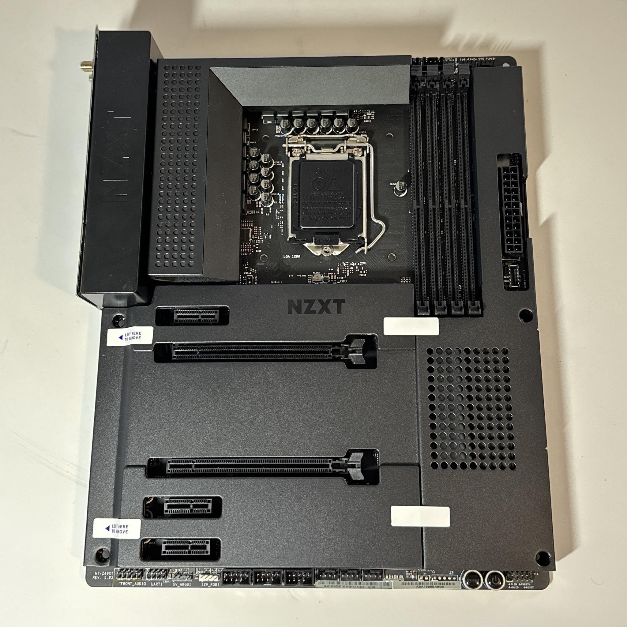 NZXT N7 Z490 Intel LGA1200 DDR4 ATX Desktop Motherboard W/ Original Box & Accesories