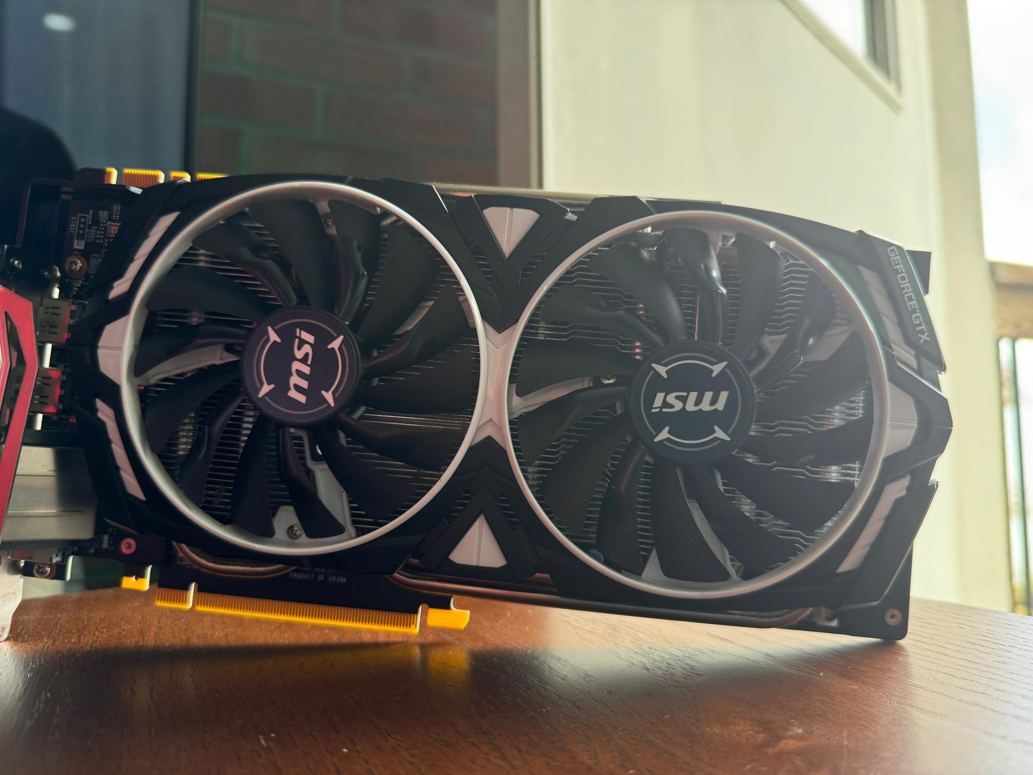 MSI GTX 1080Ti Armor 11 GB OC Graphics Card Zero Frozr 4-Display Output