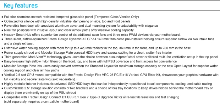 Fractal Design Define R6 - Mid Tower Computer Case - Gunmetal Grey, Tempered Glass