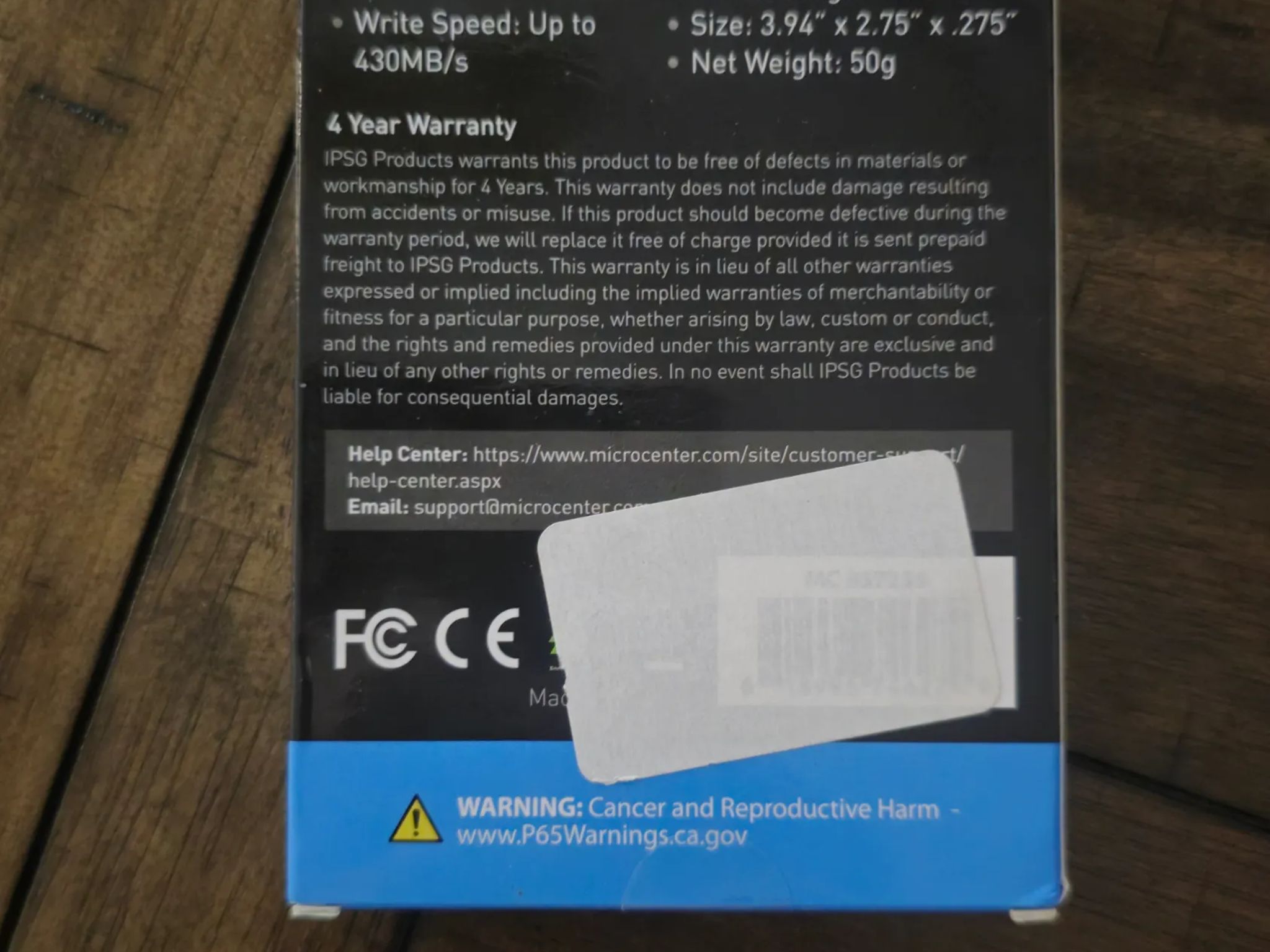 Inland Platinum 256gb sata ssd