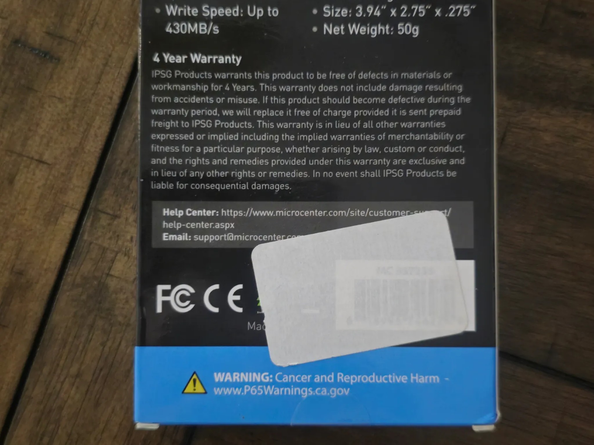 Inland Platinum 256gb sata ssd