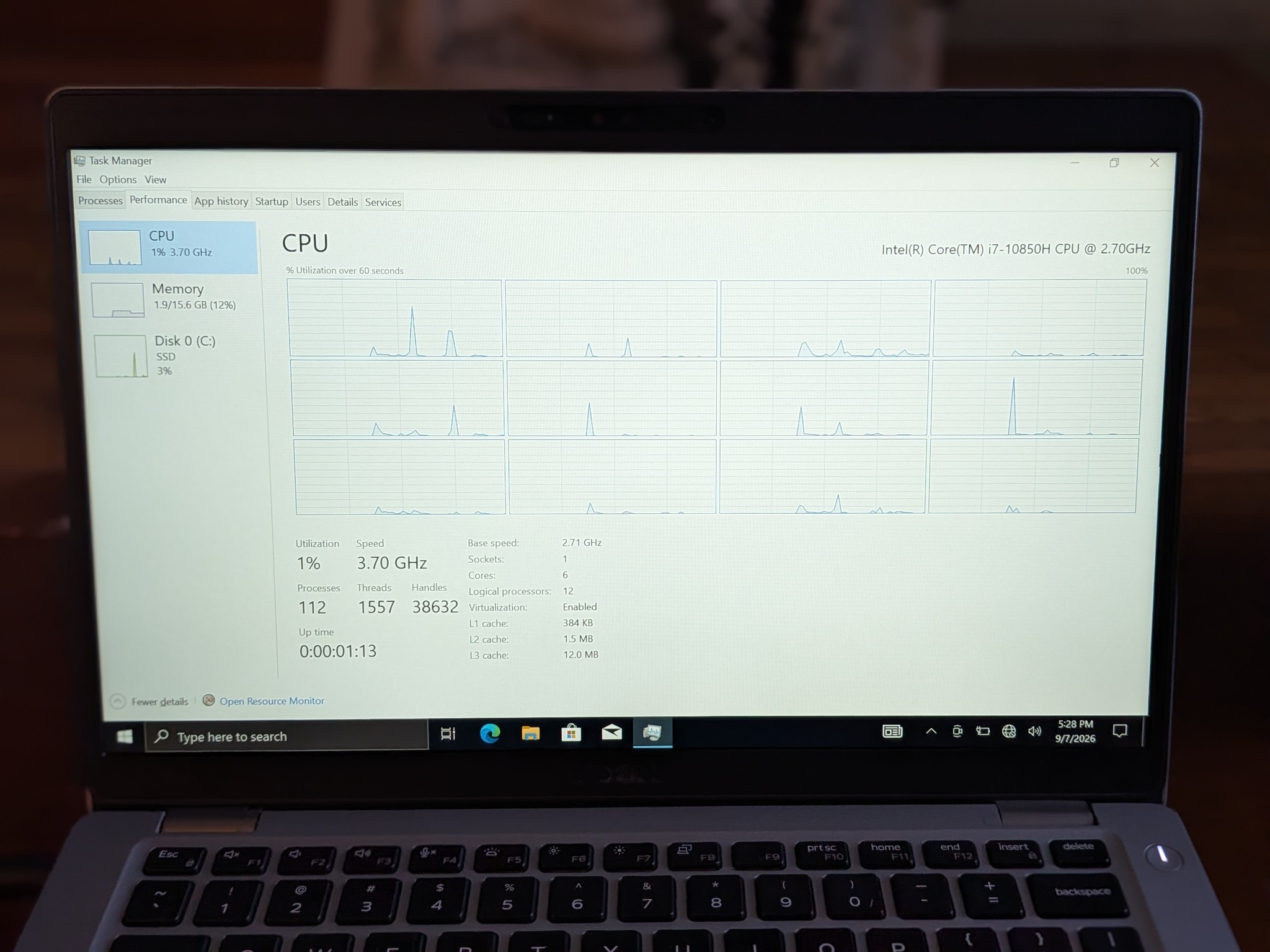 Dell Latitude 5411 i7-10850H 16GB RAM 256GB SSD