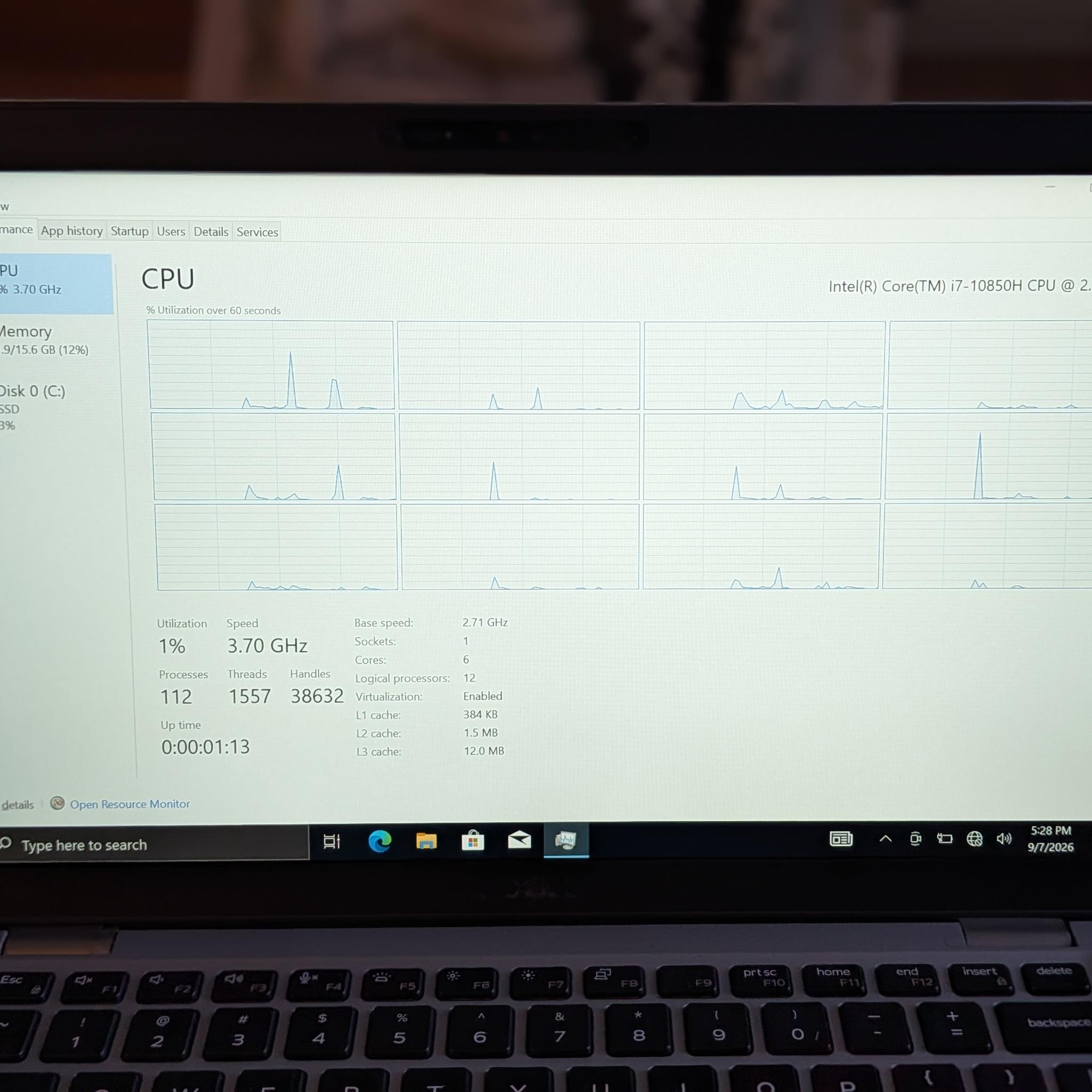 Dell Latitude 5411 i7-10850H 16GB RAM 256GB SSD