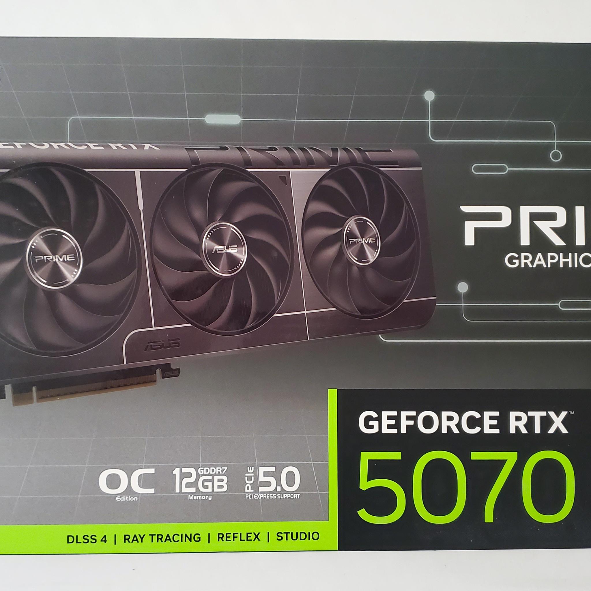 ASUS PRIME GeForce RTX 5070 OC Edition 12GB