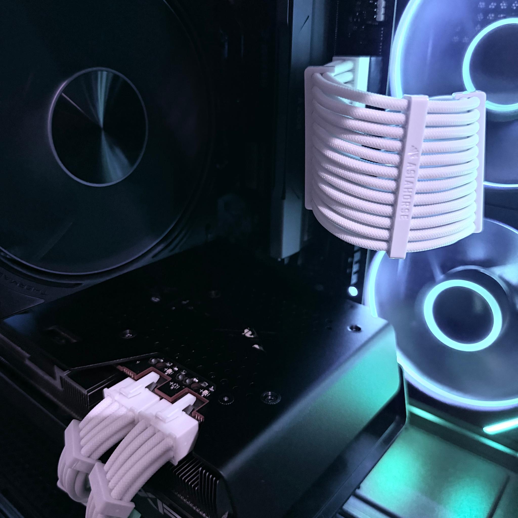 ⚫️"Obsidian Frost"🌈| 1440p Gaming | RX 7700 16GB | Ryzen 7 8700F | 16GB DDR5 | 1TB SSD | Free Ship