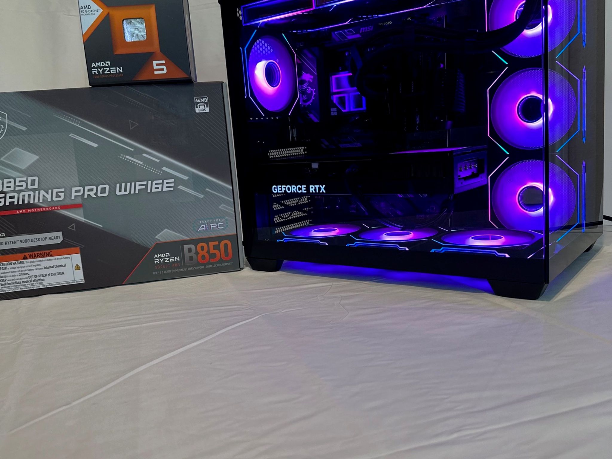 Ryzen 5 7600X3D / RTX 5070 Ti 16GB - Mid Tower Gaming Beast