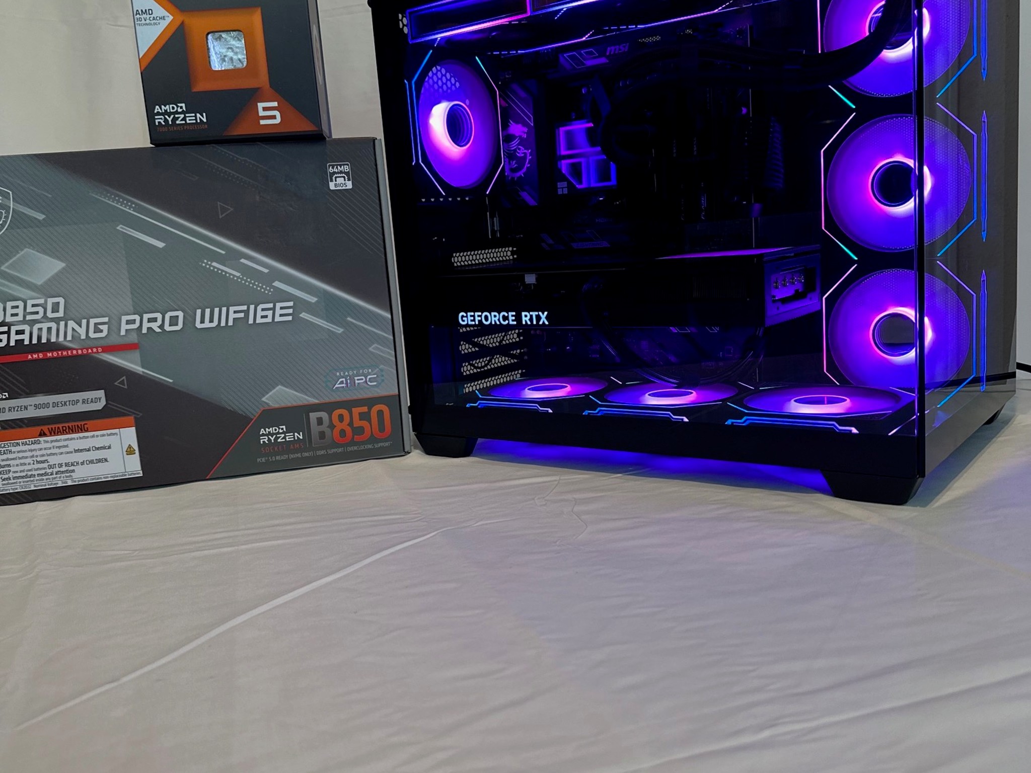 Ryzen 5 7600X3D / RTX 5070 Ti 16GB - Mid Tower Gaming Beast