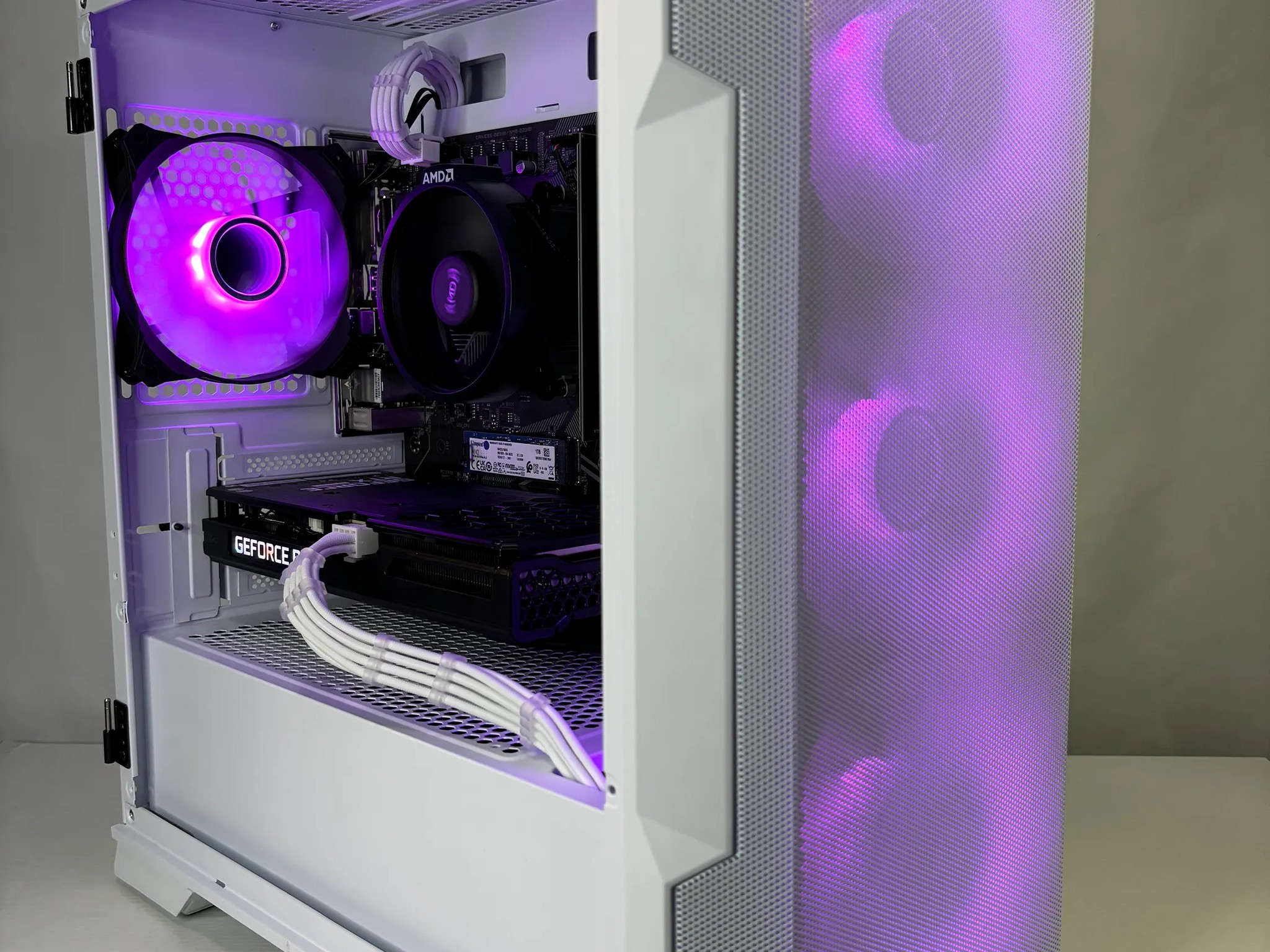 ❄️White RTX Gaming PC | Ryzen 5 5500 | RTX 3050 | 16GB RAM | 1TB NVME❄️