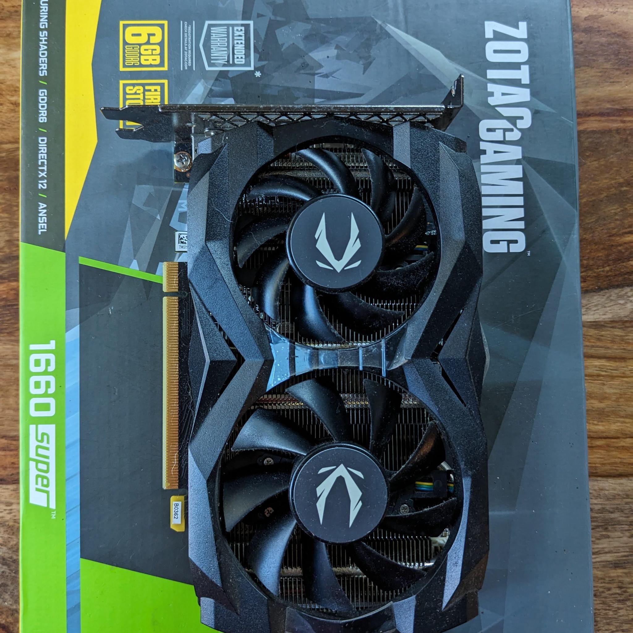 Zotac  NVIDIA GeForce GTX 1660 Super 6GB w/ box