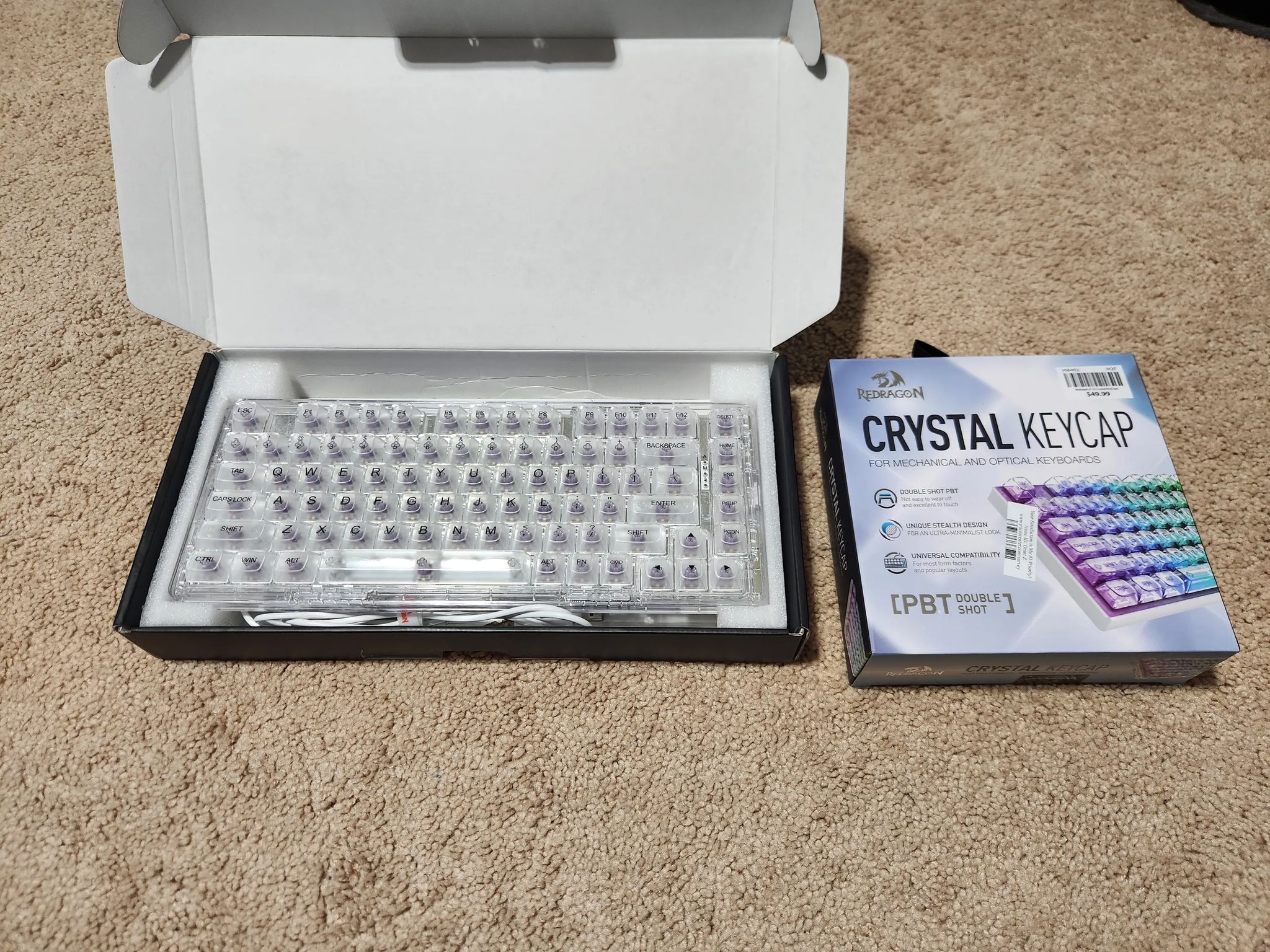 Reddragon Clear Keyboard