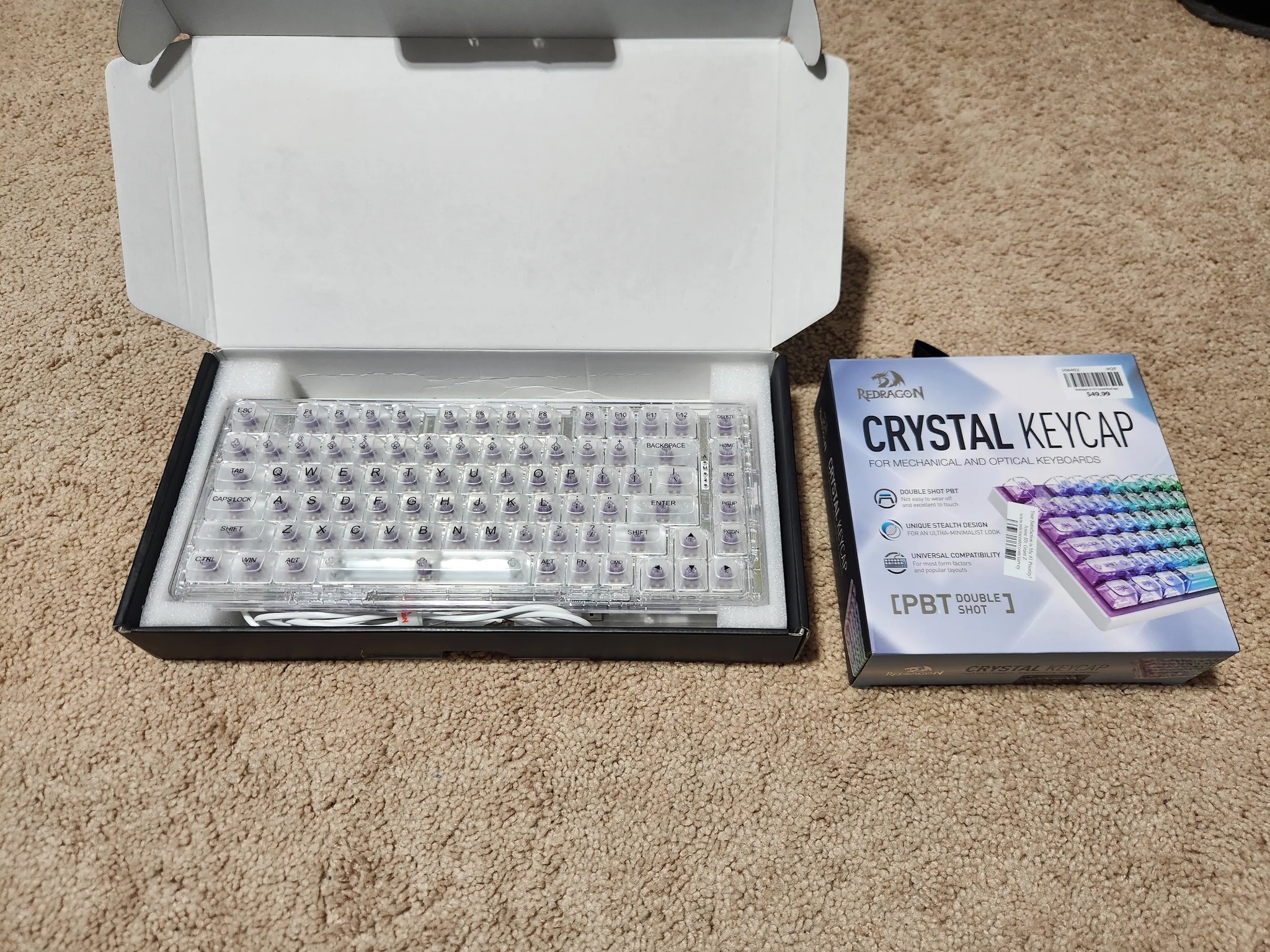Reddragon Clear Keyboard