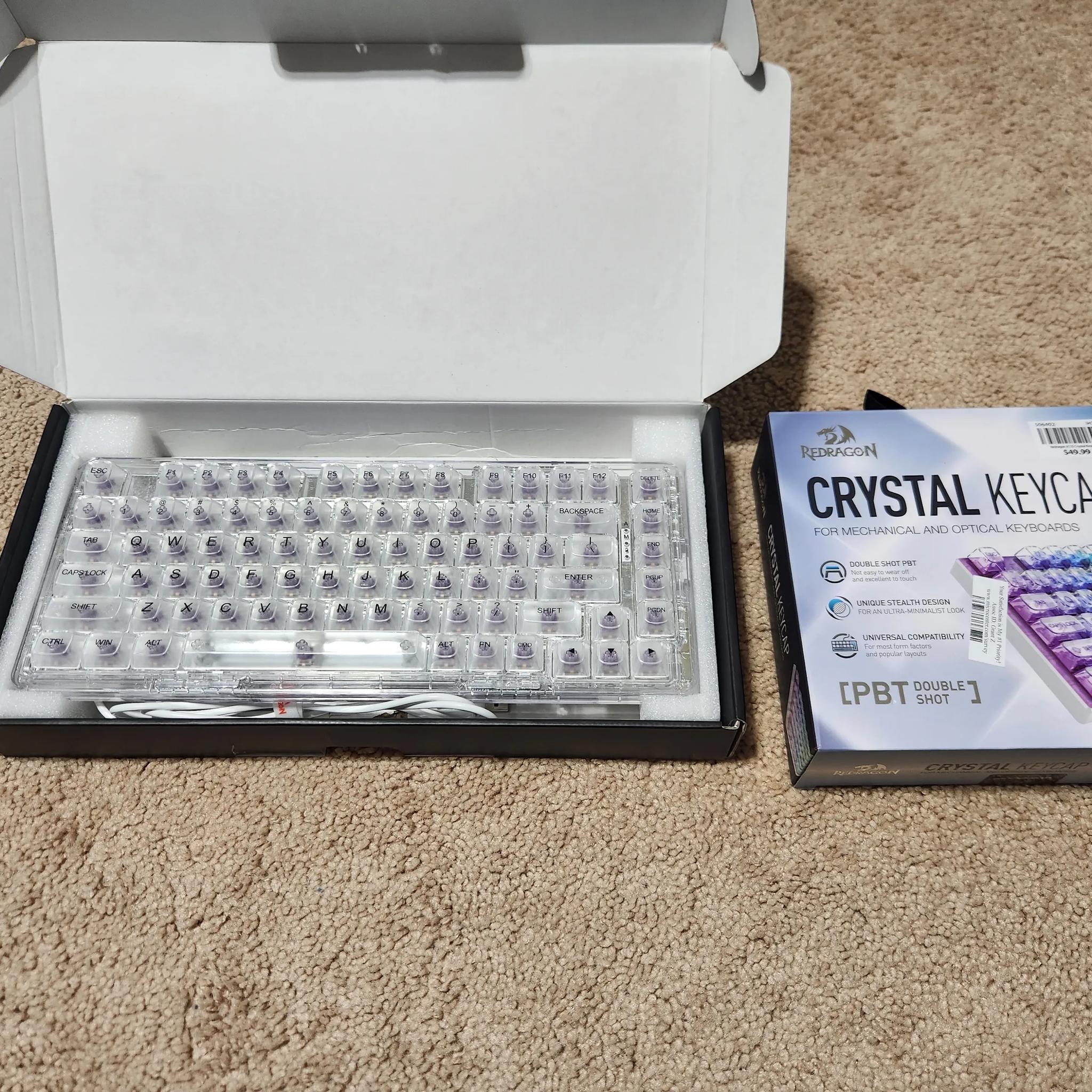 Reddragon Clear Keyboard