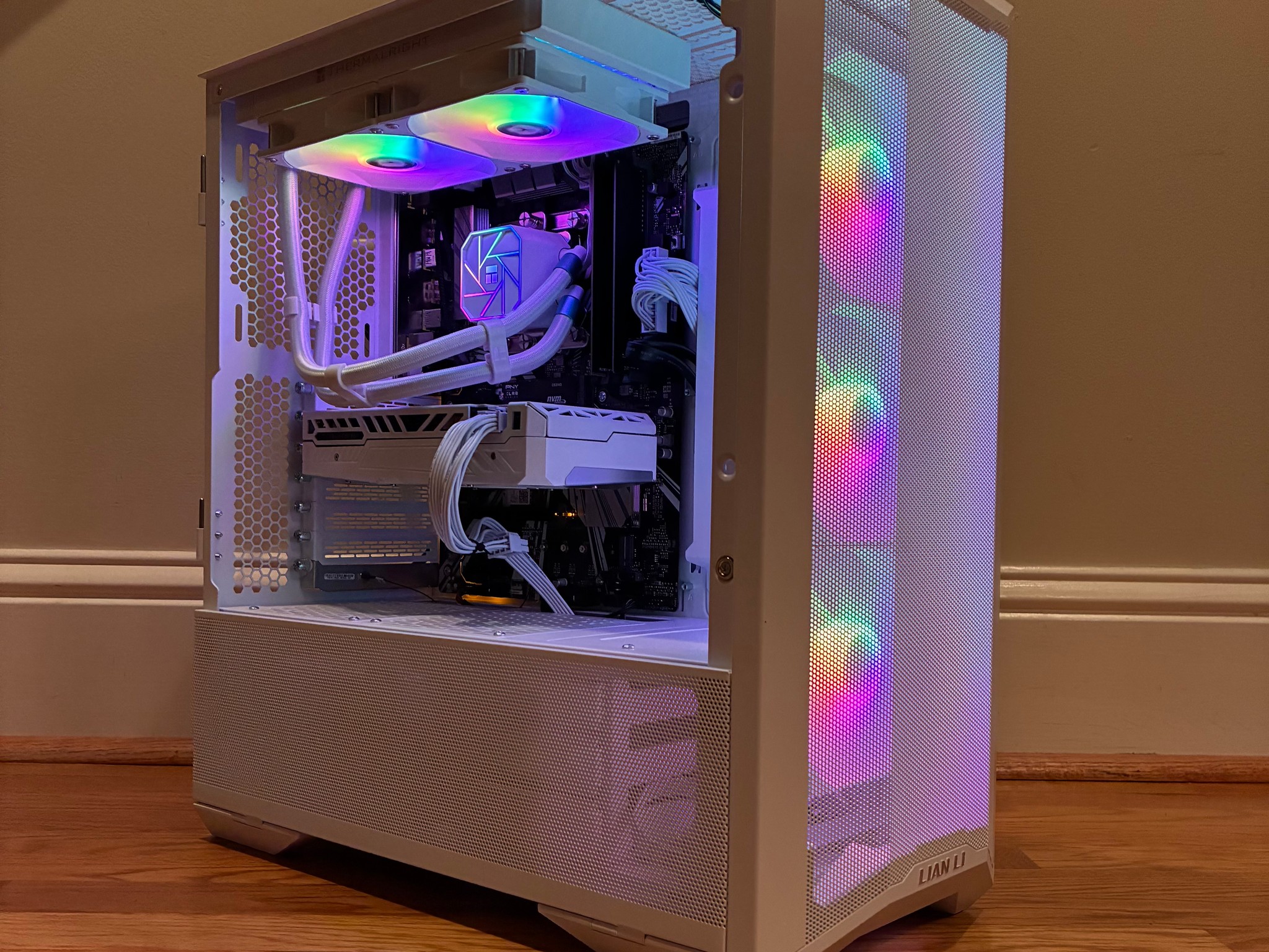 RTX 3060 Ti i7 9700K CUSTOM WHITE GAMING PC 1TB PCIe 4.0 NVME 16GB DDR4 WIFI BLUETOOTH WINDOWS 10/11
