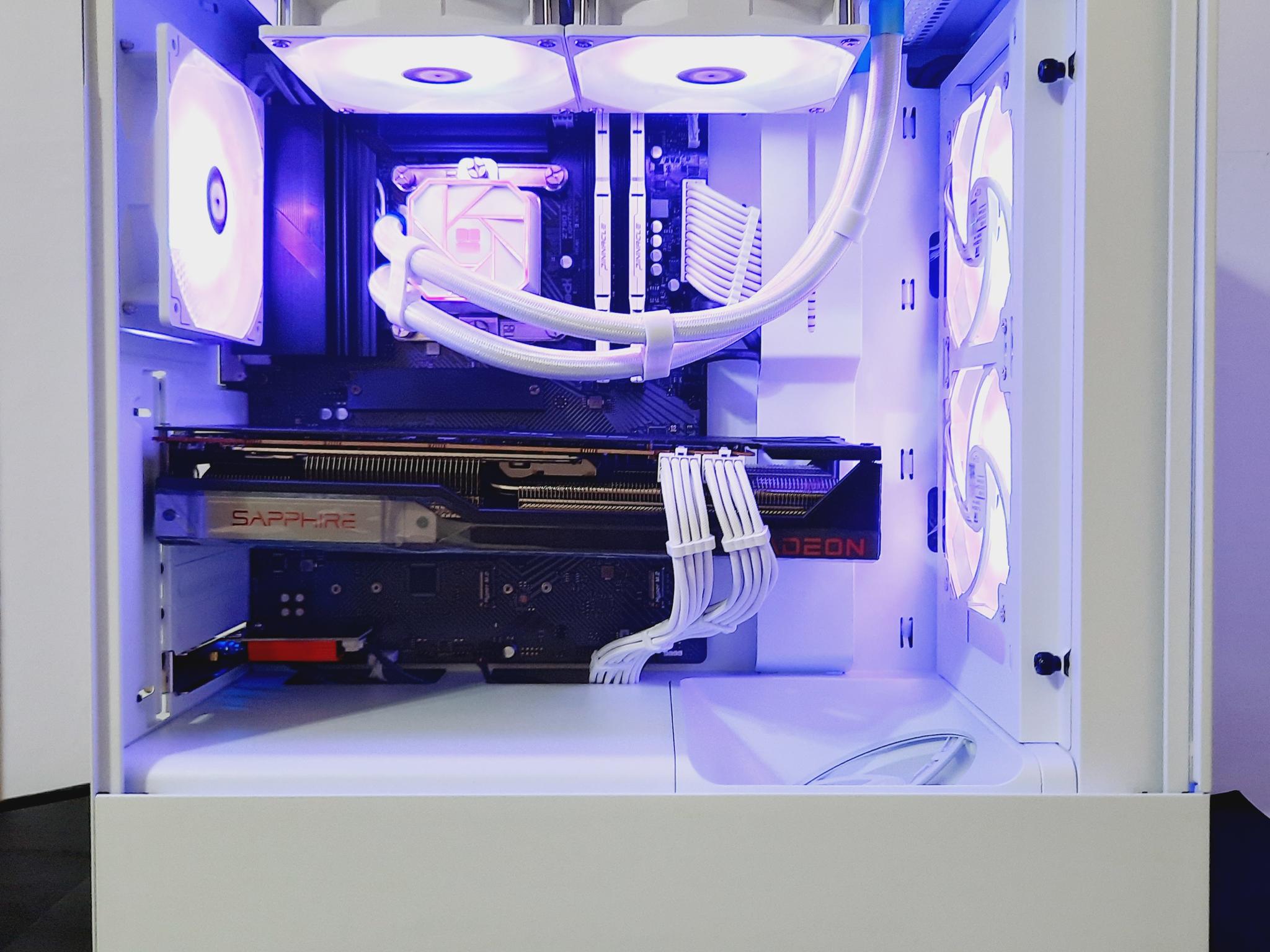 ❄️Liquid Cooled 4K/1440p White Gaming PC - RX 6800 XT 16GB ● i5 12600KF ● 32GB RAM ● 1TB NVMe SSD