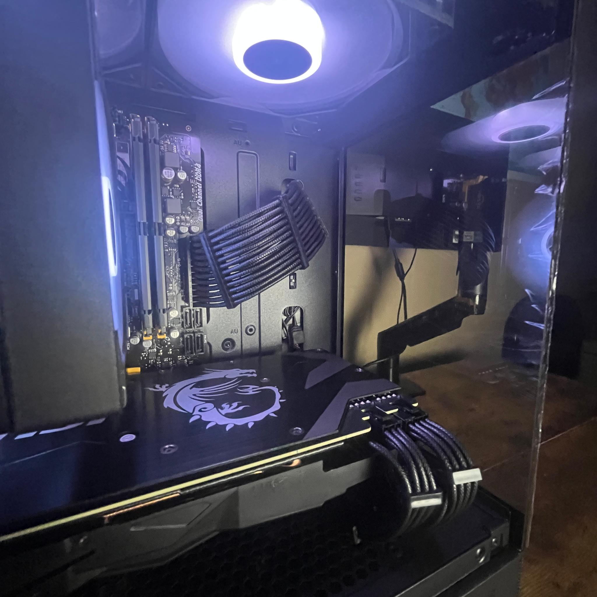 ❄️🩵Winter Sky Gaming PC 🩵❄️ RTX 2070 ❄️🩵 Ryzen 7 3700X 🩵❄️ 16GB DDR4 ❄️🩵 512GB NVME SSD 🩵❄️