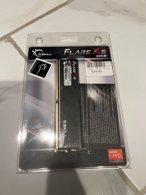 G.Skill Flare X5 16GB DDR5-5600 PC5-44800 CL36 Single Channel Desktop Memory Module F5-5600J3636C16