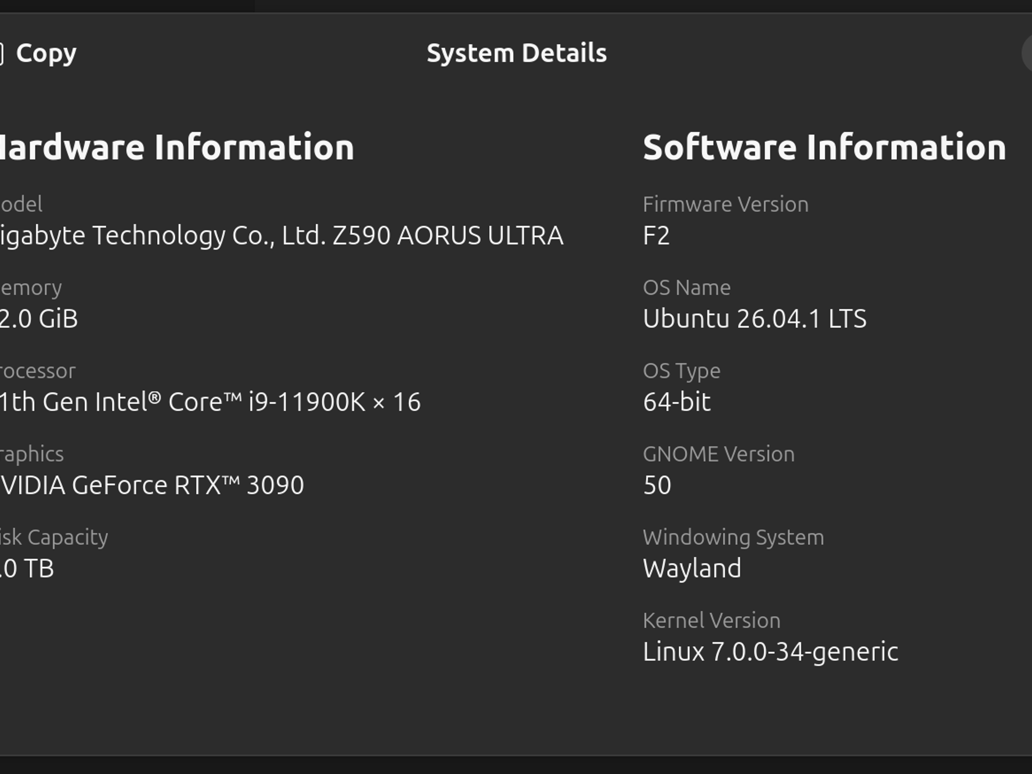 Used ABS Pre-Built, GeForce RTX 3090 Custom Gaming PC - Core i9-11900K, 32GB DDR4 RAM, 1TB NVMe SSD