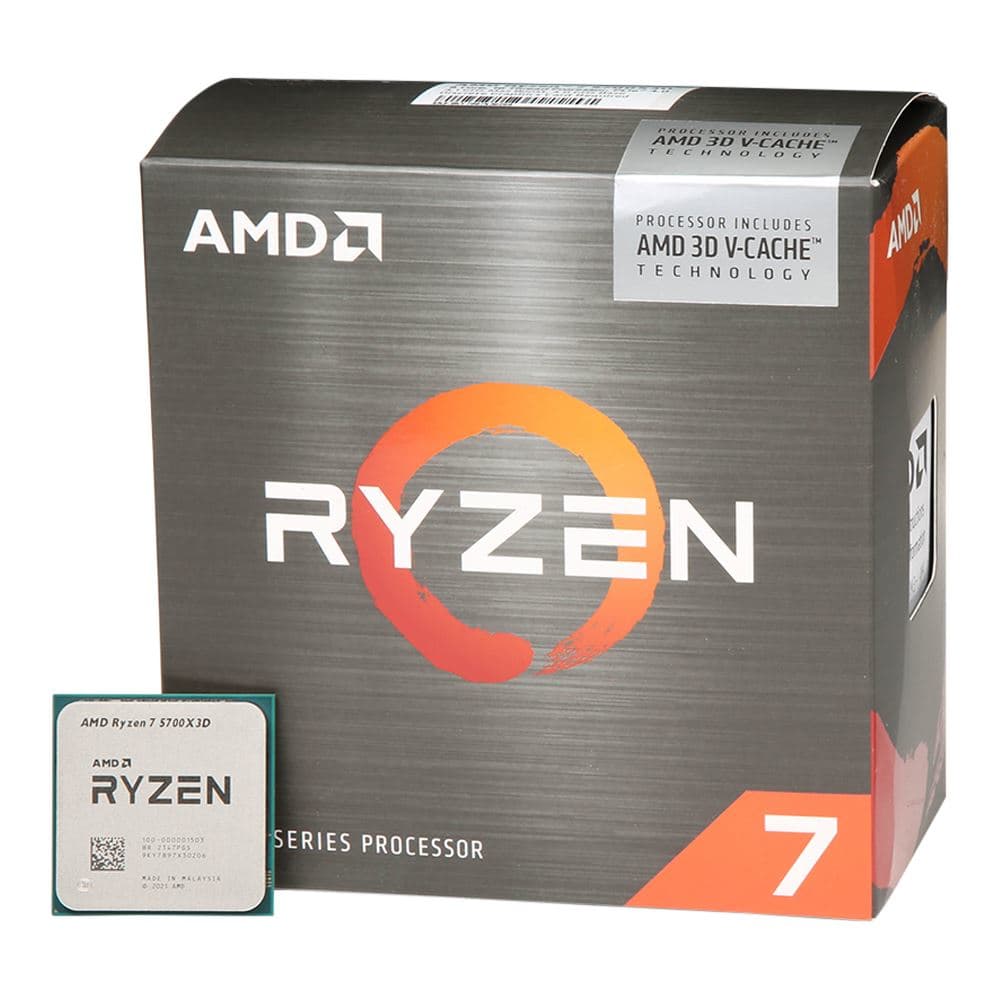 AMD Ryzen 7 5700X3D Vermeer AM4 3.0GHz 8-Core Boxed Processor