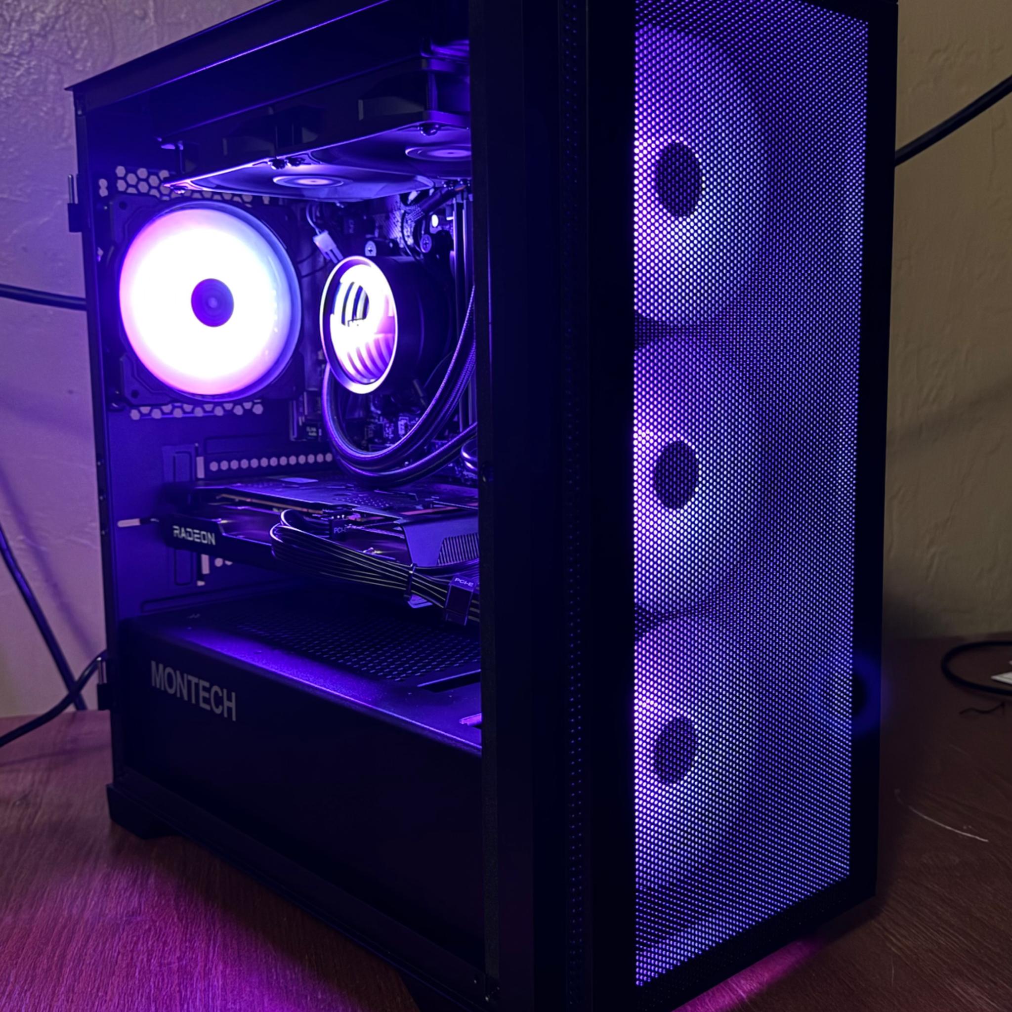 AMD Ryzen 5 5500, RX 6600 8GB (RTX 3060 equivalent), 32GB DDR4, 1TB NVME M.2 SSD, WIN10 | Gaming PC